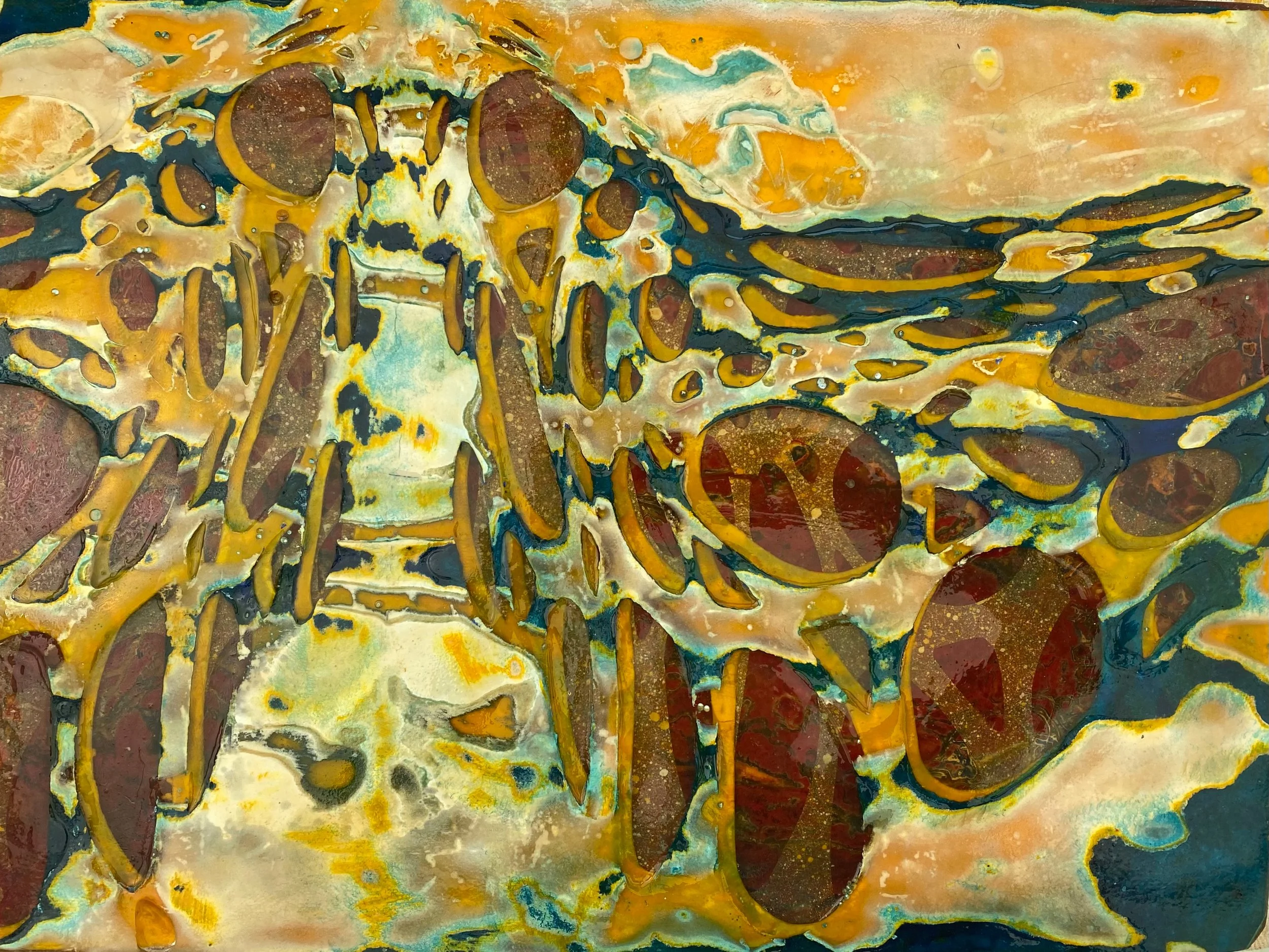 Blotted Out, 60 x 48cm (23" x 19"), 2025