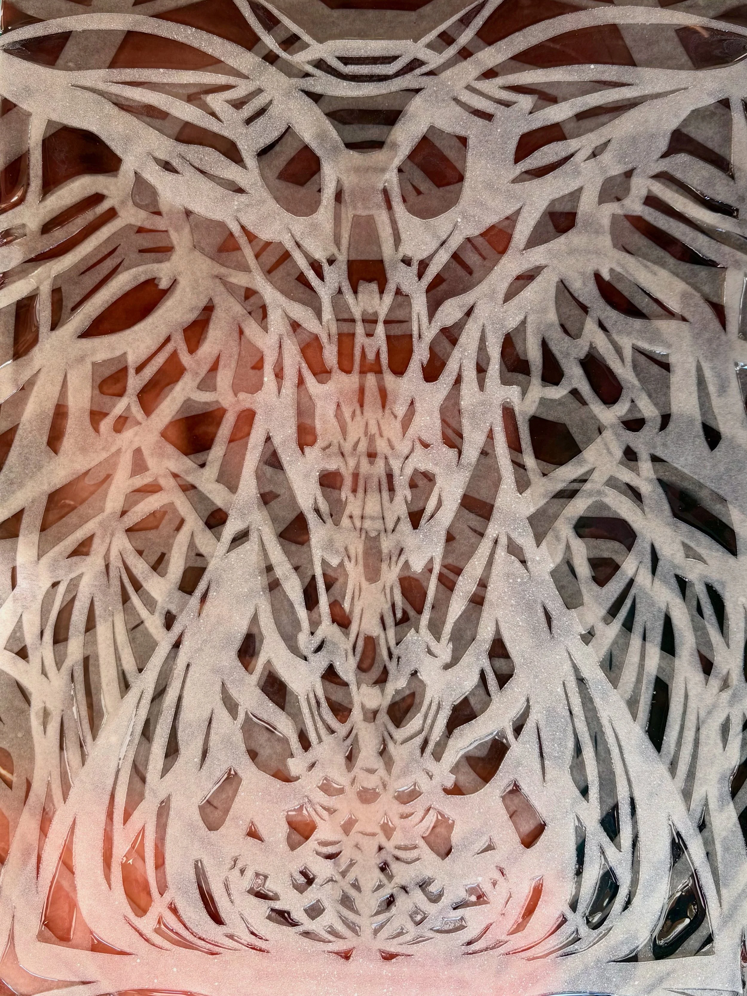 Moulting Memory, 45 x 32cm, 2025