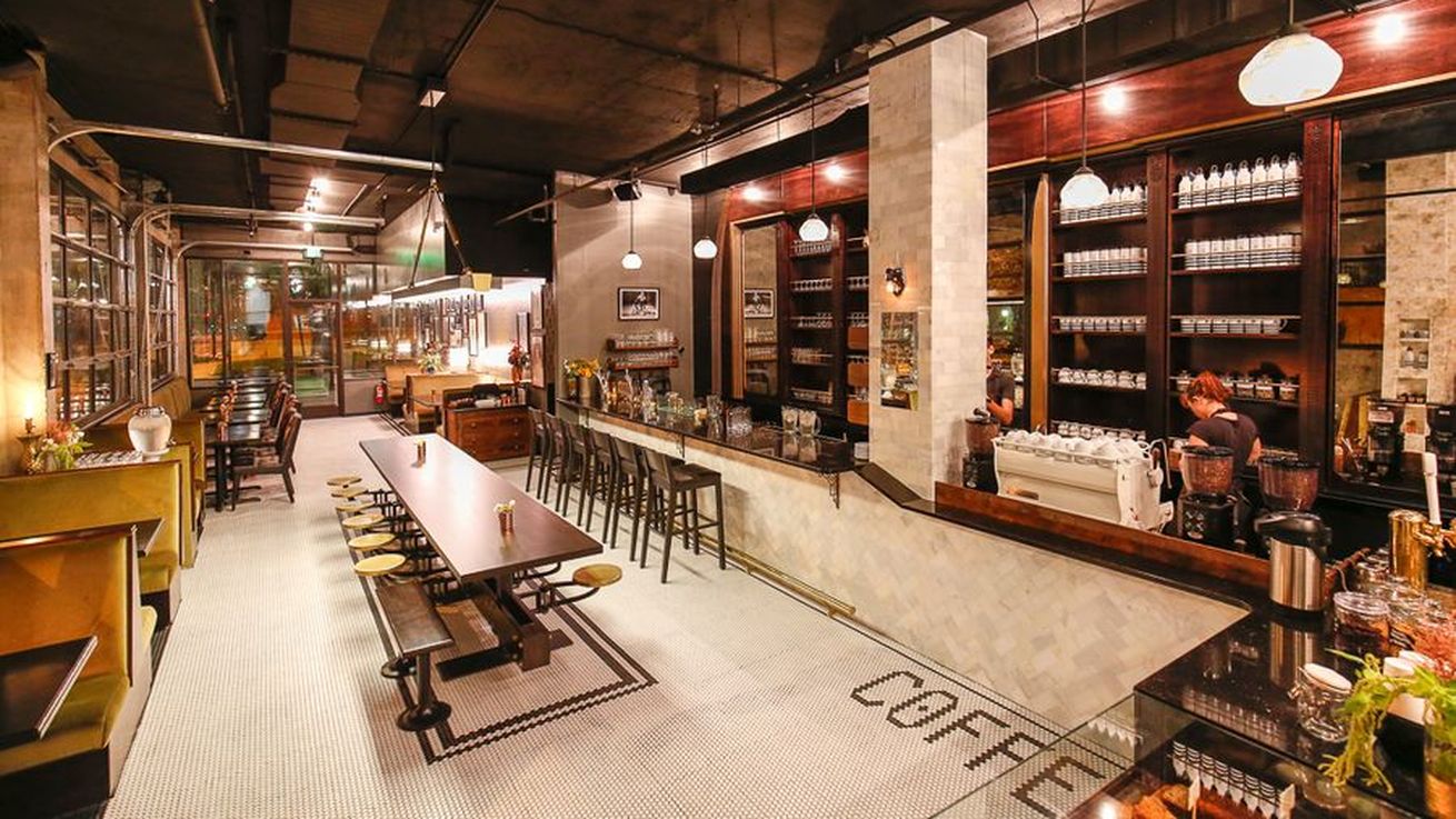 at night Black Eye Coffee transforms into White Lies restaurant/bar. We worked hard to have excellent sound no matter where you are in this multi-sectioned space to help it make its transformation. We designed a sound system with Diff