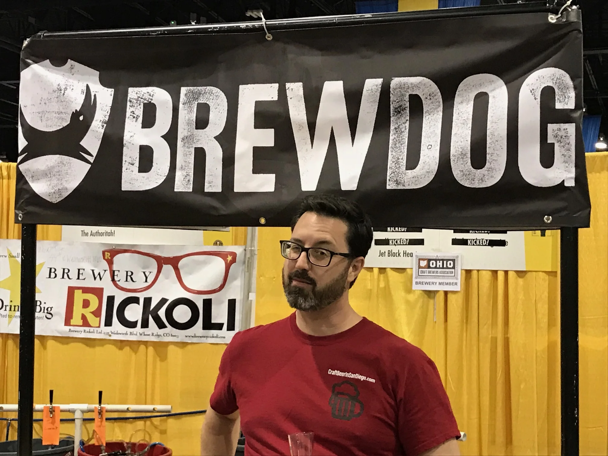 BrewDog staff nowhere to be found. They ran out of before well before the end of the session. :-(
