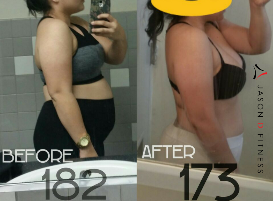 Anonymous "I was honestly getting tired of the way I looked everyday when putting on my clothes especially my jeans, It sucks because I gain so much after pregnancy with my 3 kids. Always doubting myself, thinking that I couldn't do it held me back the most. This Camp honestly made me change the way my lifestyle is. I barely touch fast food anymore. I drink lots and lots of water, no more sodas too! Most especially though, it helped me feel confident about myself every time I see results even if the scale moved by one pound, Every little effort counts! My advise to others is that you gotta be patient and work hard everyday! When you see the results, you'll continue to strive for more! Trust me when I say I ALWAYS doubted myself, even just to join this camp but I'm grateful I did! Thanks to Coach J. DON'T GIVE UP & KEEP IT PUSHIN!" - Anonymous
