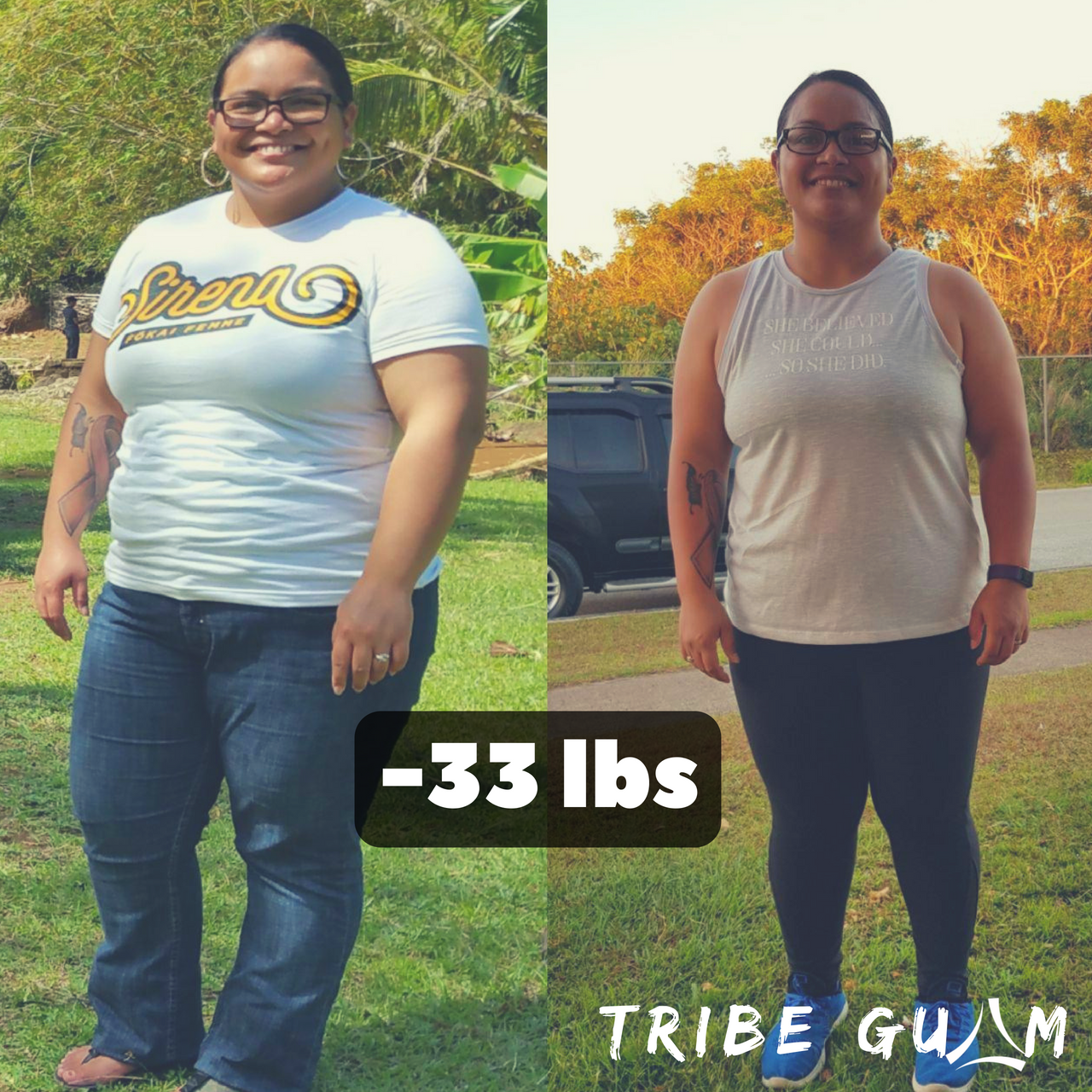 Kalani Cruz "Thank you guys so much for the motivation! I really appreciate all my coaches taking time out of their day to help other people get healthy and fit! I was so hesitant on going out to try the free trials. I was scared I would embarrass myself and the total opposite happened. From the beginning the motivation from the whole group was so amazing. Not once did I ever feel like I couldn't do anything or it was too much. Everyone made me feel like I could do it and I proved to myself that I made it happen. I was so excited to learn that with all the struggles and hard times that I felt that I had in the beginning paid off more than I expected! Training my body to do the Intermittent Fasting was the first step and everything else fell into place. That honestly was tough but I kept telling myself I need to do this. I followed everything you coaches taught me and I couldn't be any happier with the way things turned out! I'm so excited to drop the next (30) and push myself farther and harder than I ever thought I could. Thank you guys so much! I really do appreciate everything from all of you! #TRIBEGUAM 💪🏽"