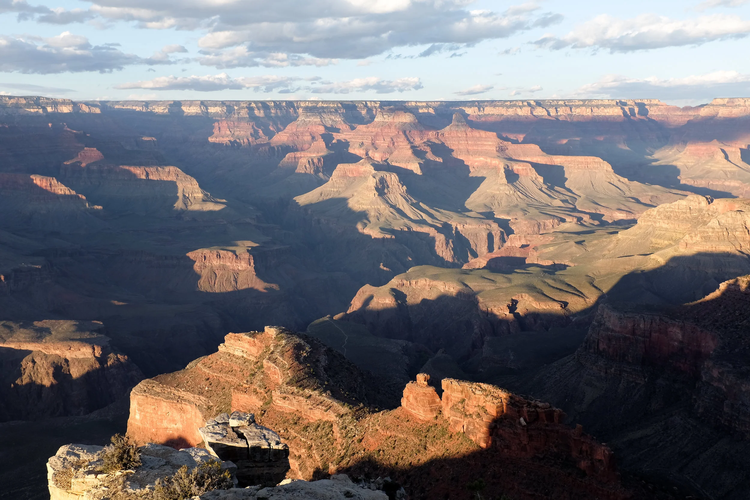 Sunset the day before the storm, Grand Canyon, Arizona