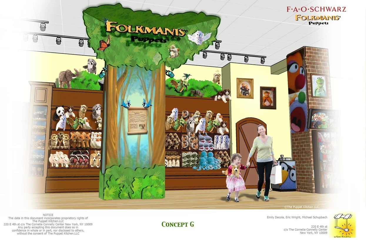 Folkmanis Store Installation: Art Direction