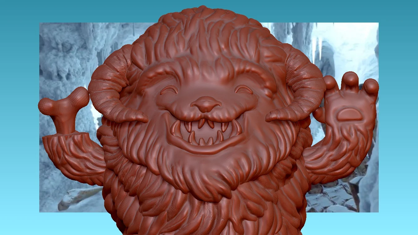 Wampa: Finger Puppet Sculpt