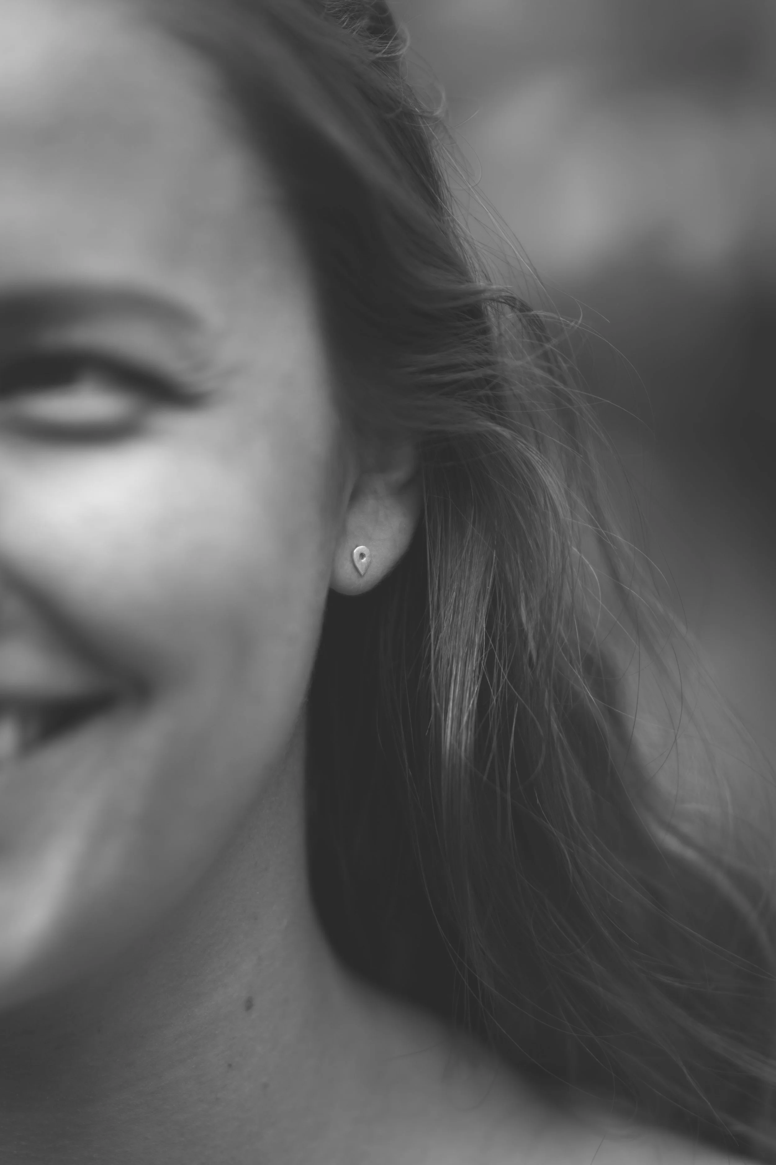 Cloud Upload icon earring