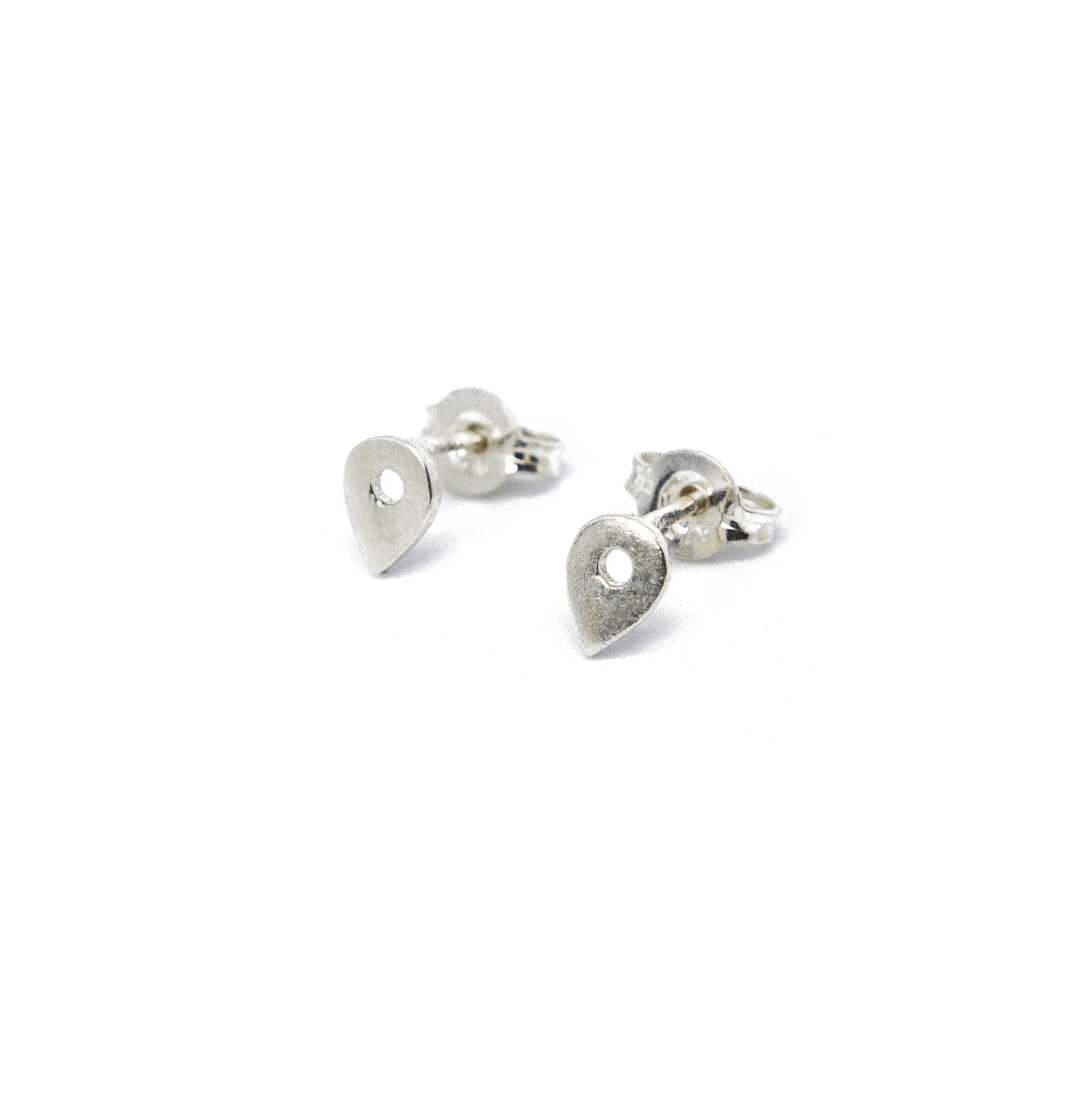 HI Jewellery earrings location pin icon silver