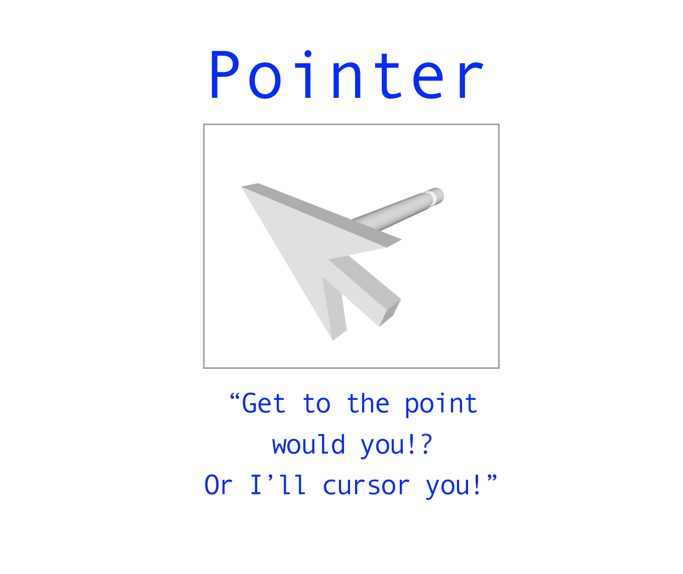 Personified computer icons  