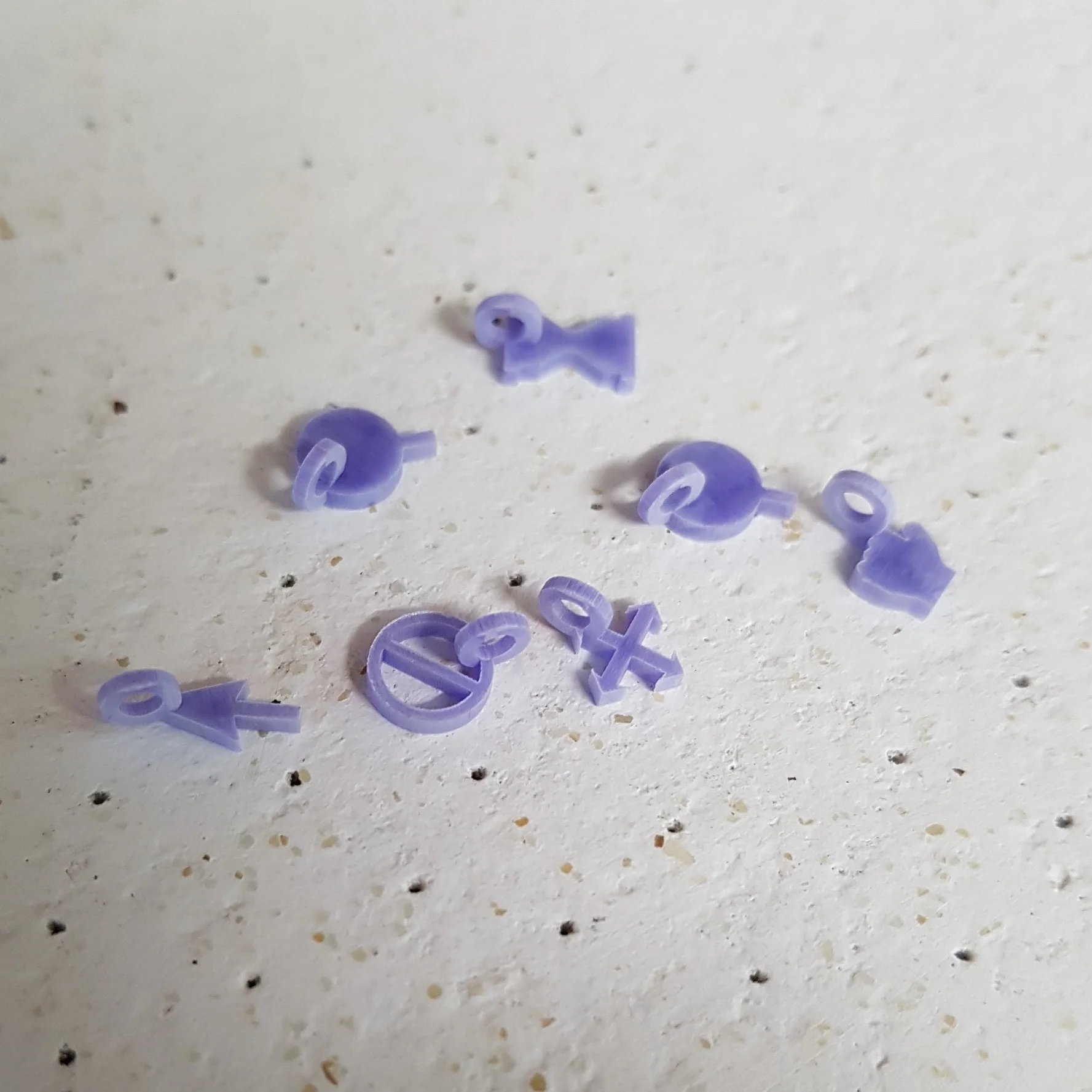 3D printed wax with support material removed.&nbsp;