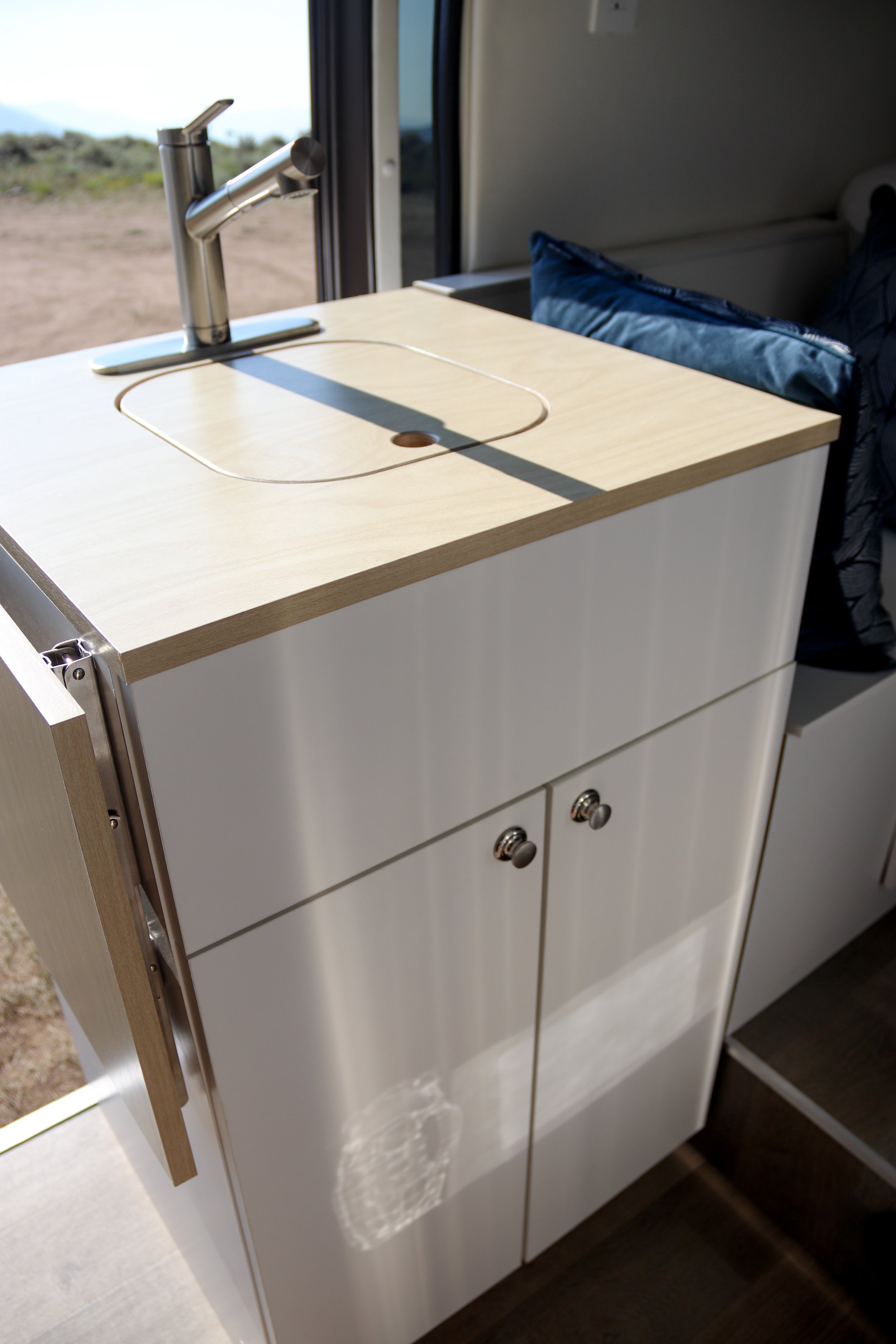 Van for sale - sink cabinet