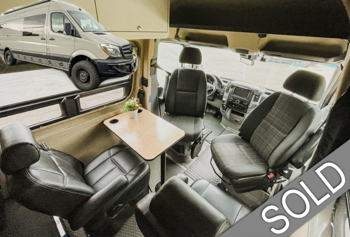 SOLD // Outside Van // 2016 Sprinter 170" 4x4 // $125,500