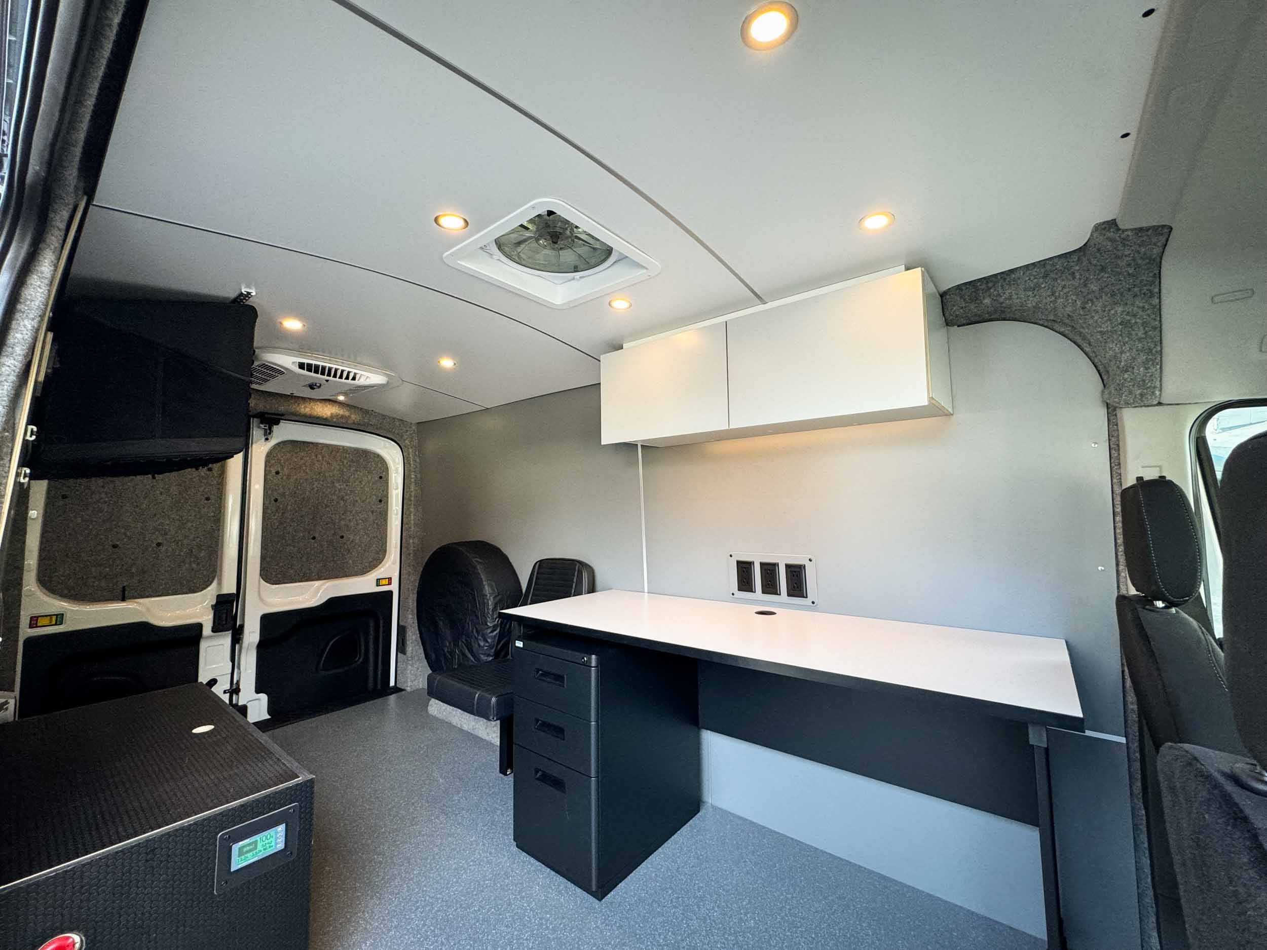 Vanlife Customs Ford Transit Mobile Office