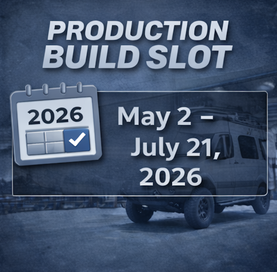 May 2 – July 21, 2026  - Production Build Slot