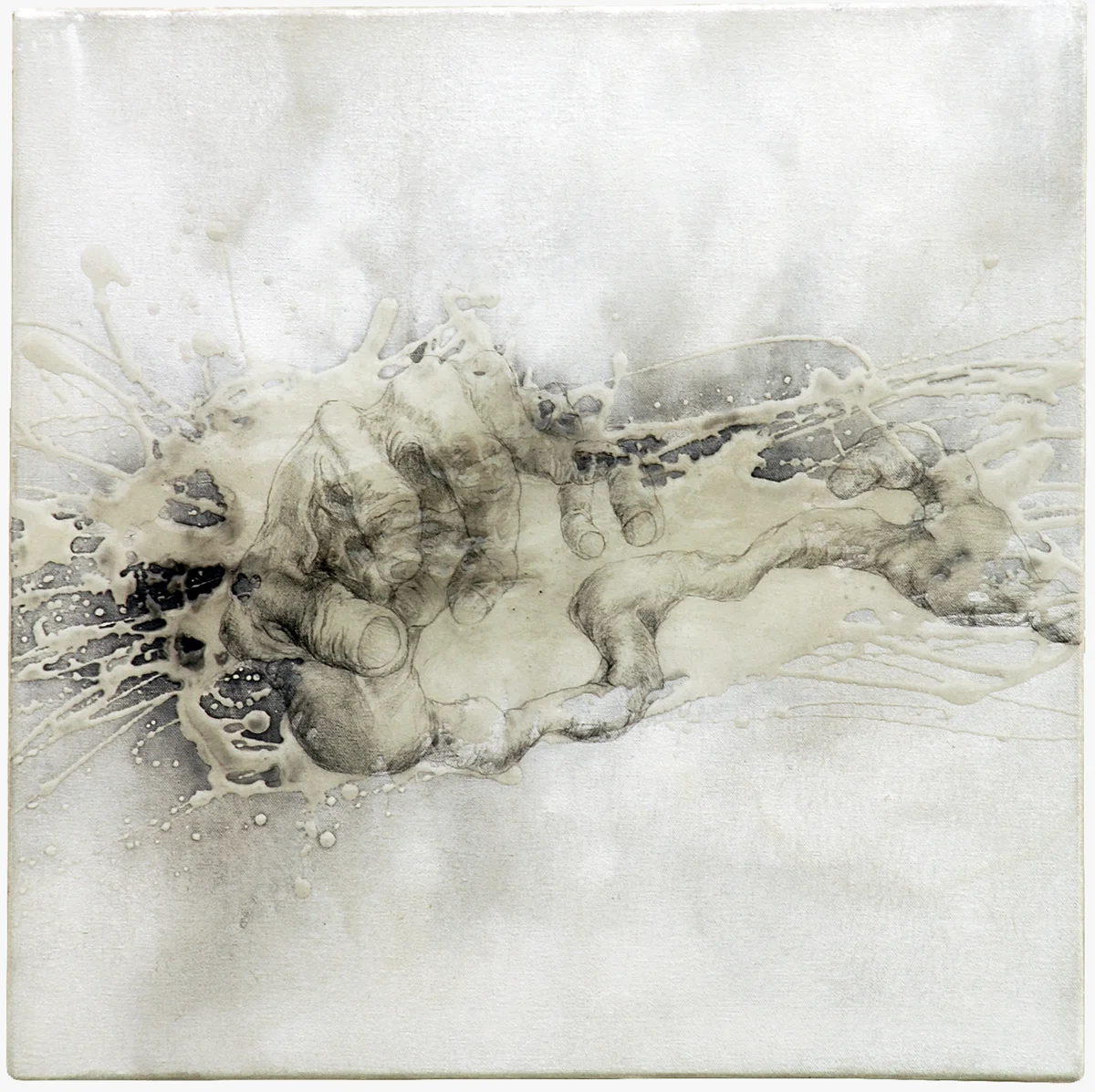 2006 / pencil, acrylic, resin on canvas