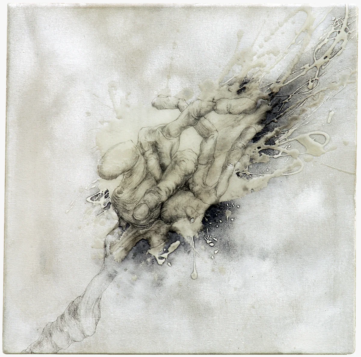 2006 / pencil, acrylic, resin on canvas