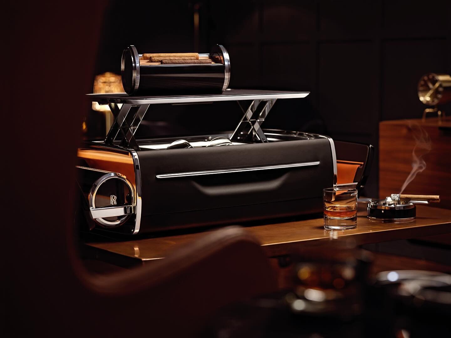 The House of Rolls-Royce is delighted to present the newest addition to its portfolio of collectables, the Rolls-Royce Cellarette. Containing an array of accoutrements designed to perfect any soiree, the Cellarette derives from the marque&rsquo;s ric