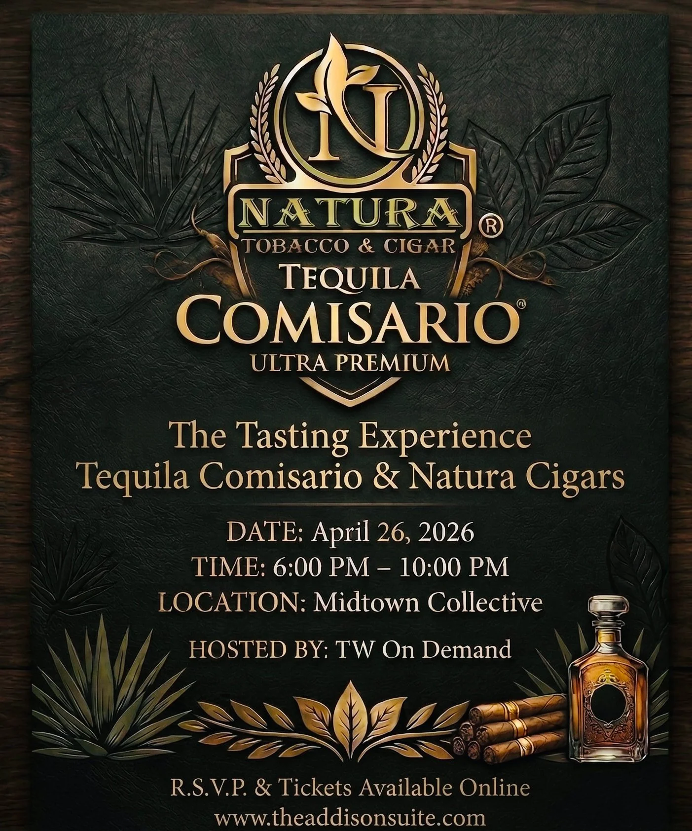 Comisario & Cigars The Tasting Experience