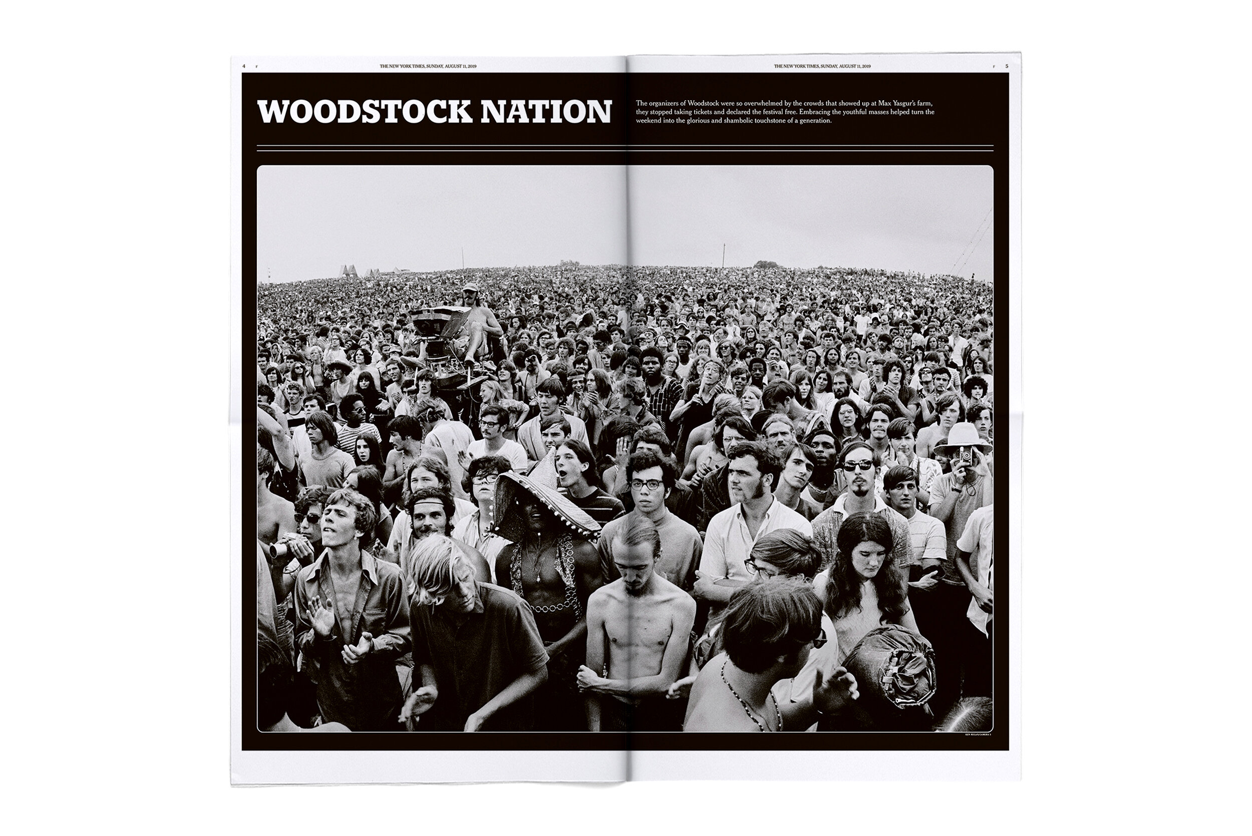   Woodstock at 50 . Photograph by Ken Regan 
