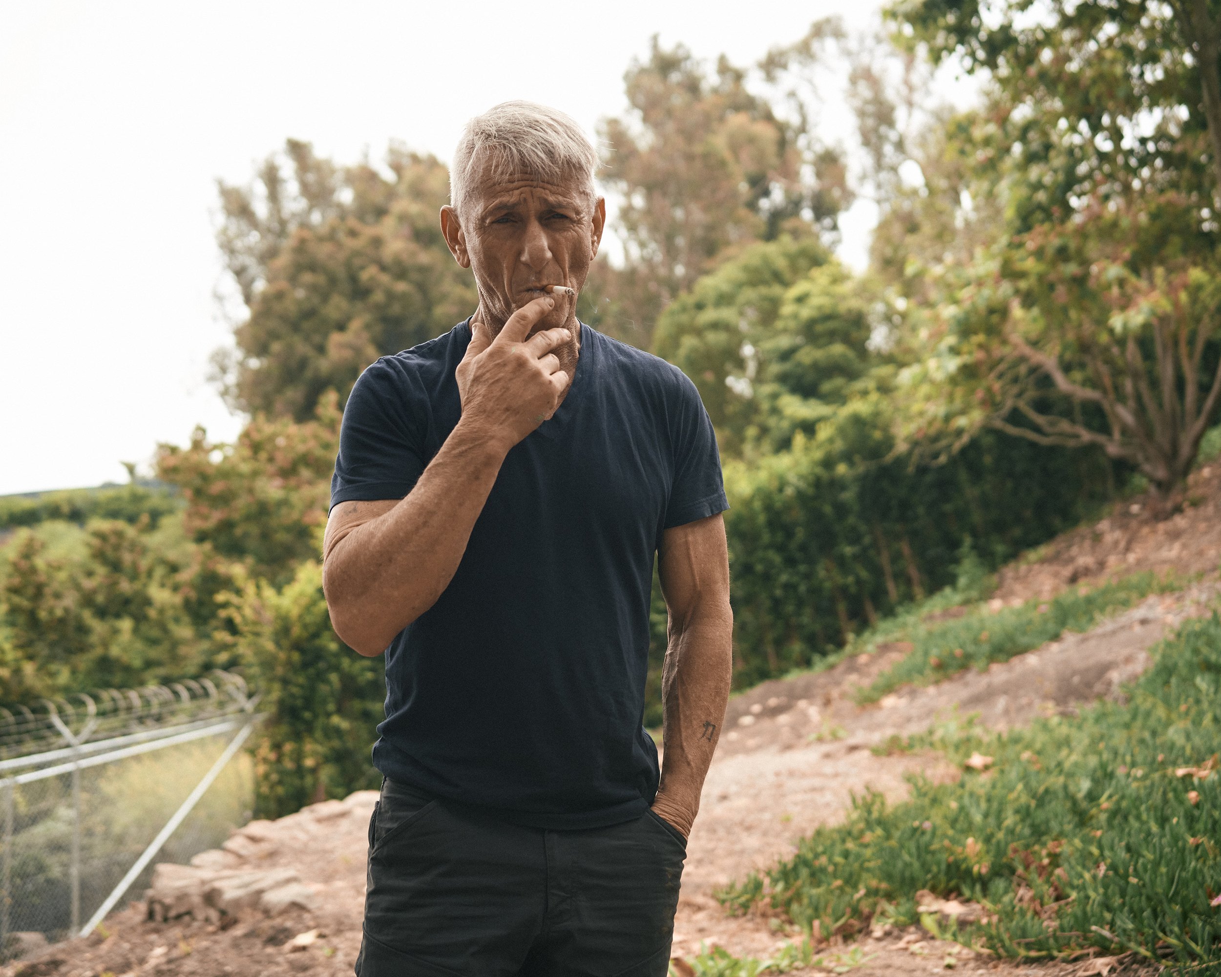   Sean Penn , photographed by  Balazs Gardi . 