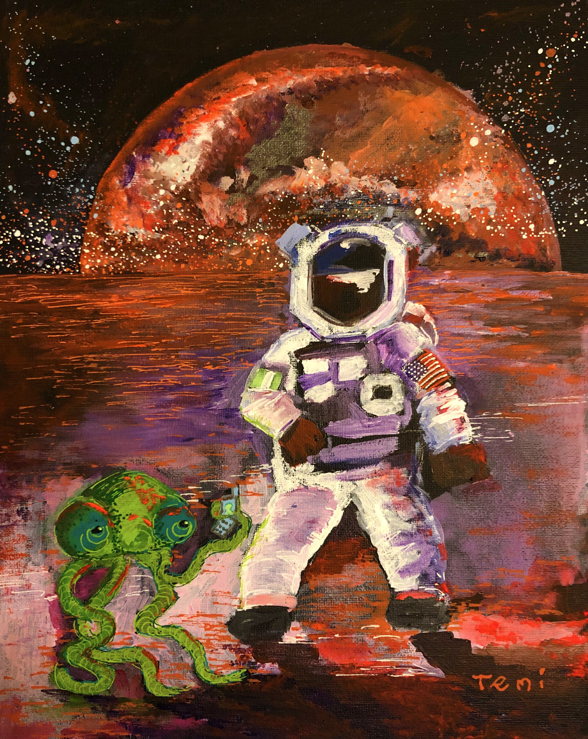Temidara Fabunmi_Mars Mission_Acrylic on Canvas Panel_11x14_2021 - Temidara Fabunmi.jpg
