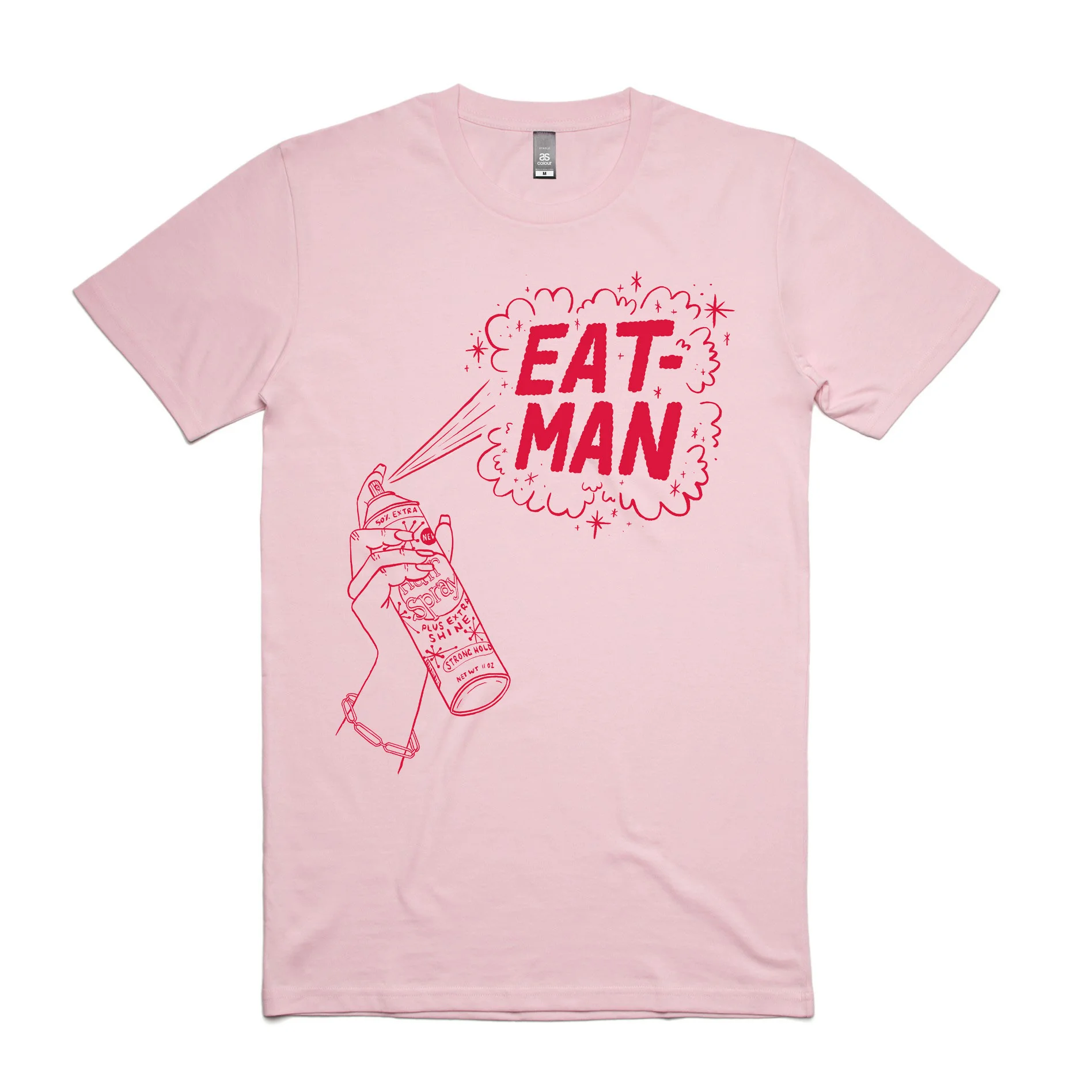 eat man tshirt pink.jpg