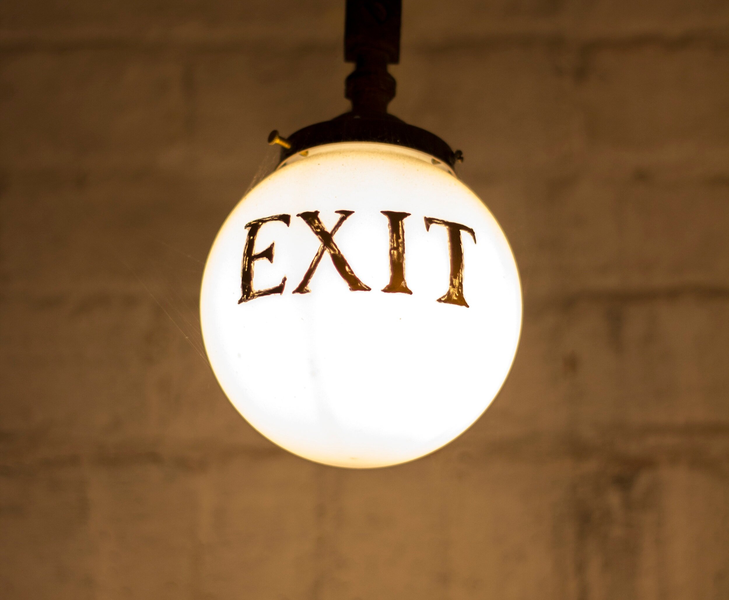 .enter through the exit.