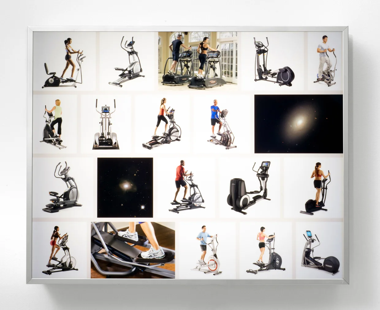 Ellipticals , 2015. Duratrans on Plexiglas; commercial light box, 25 x 31 x 4 inches