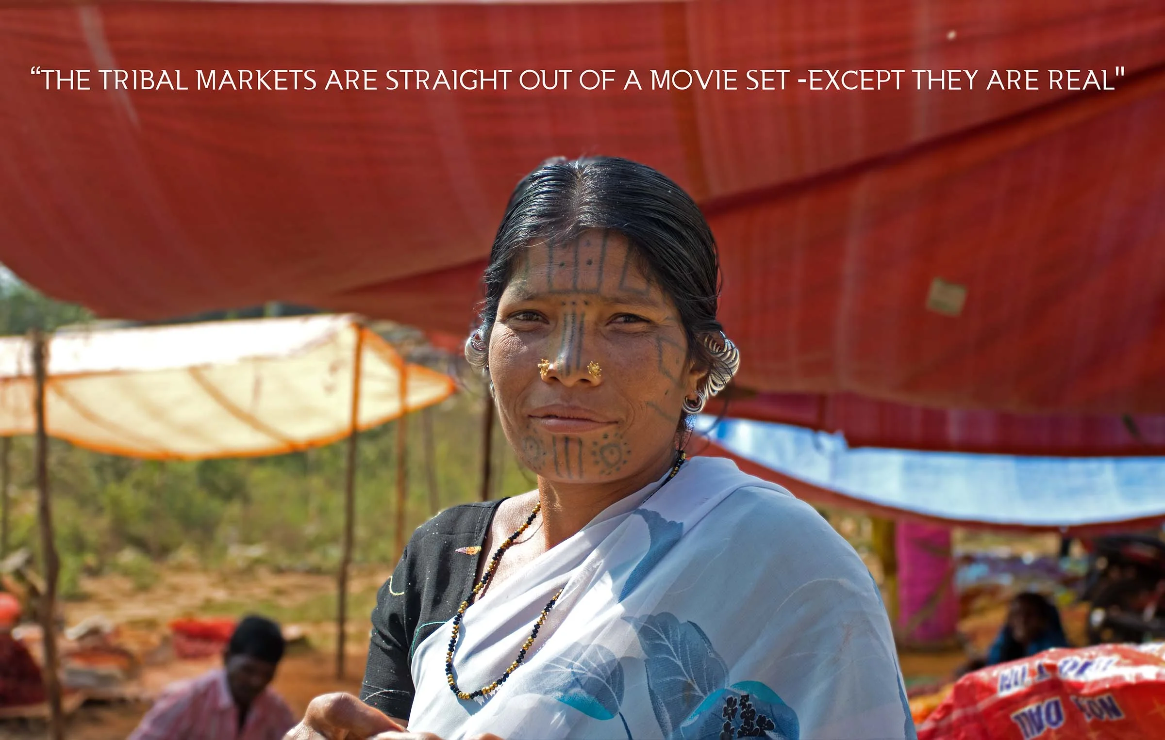 A TRIBAL LADY IN CHATIKONA IN ORISSA IN SOUTH-EASTERN INDIA