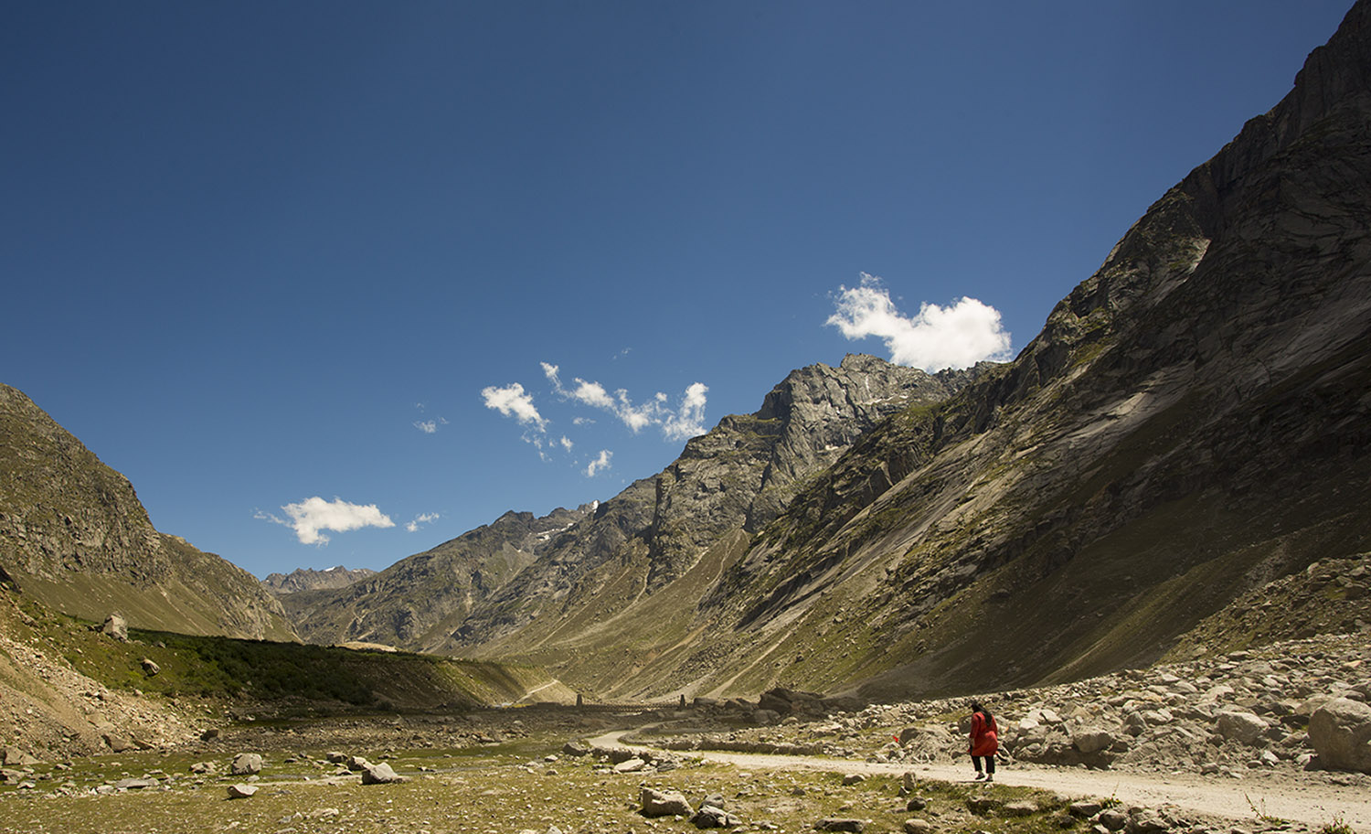 Walking explorations in the Himalayas is a great experience. 