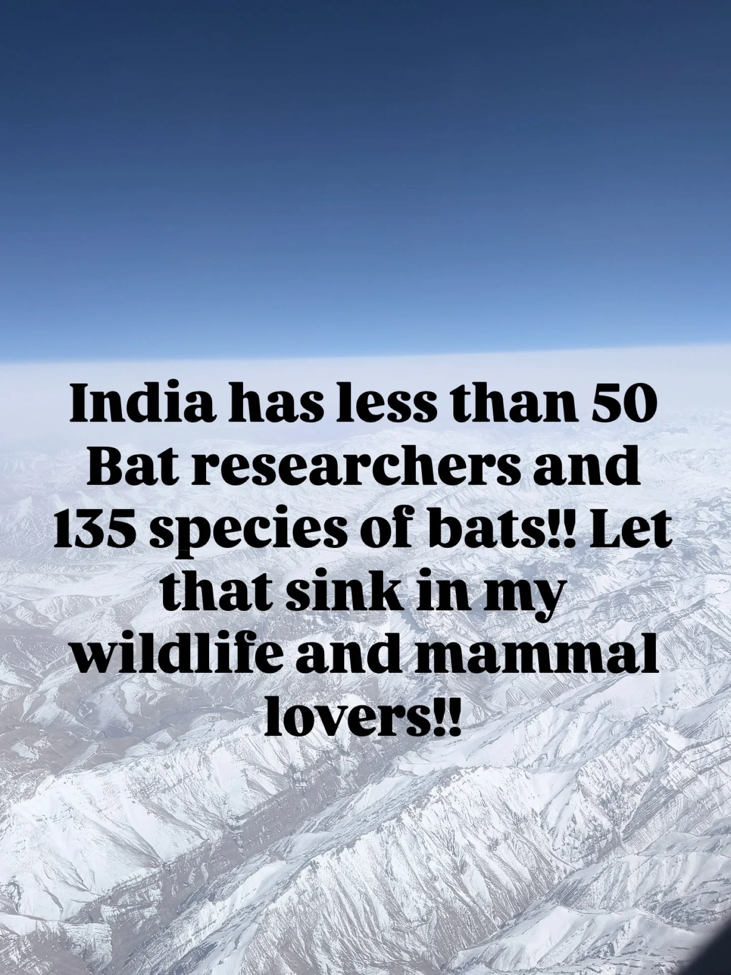 Just after attending the wonderful talk on bats by @paintedbat Rohit Chakravarty and the release of the book State of India&rsquo;s Bats, the thought that could not leave me is that there are less than 50 scientists studying 135 known species (and ma