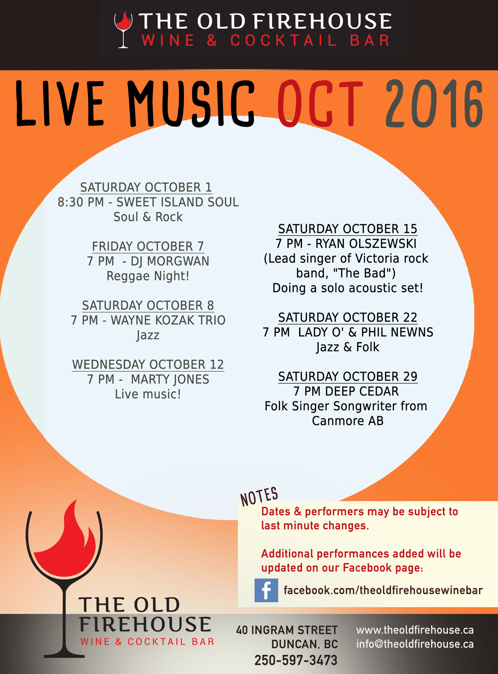 Live Music: Lady O' and Phil Newns