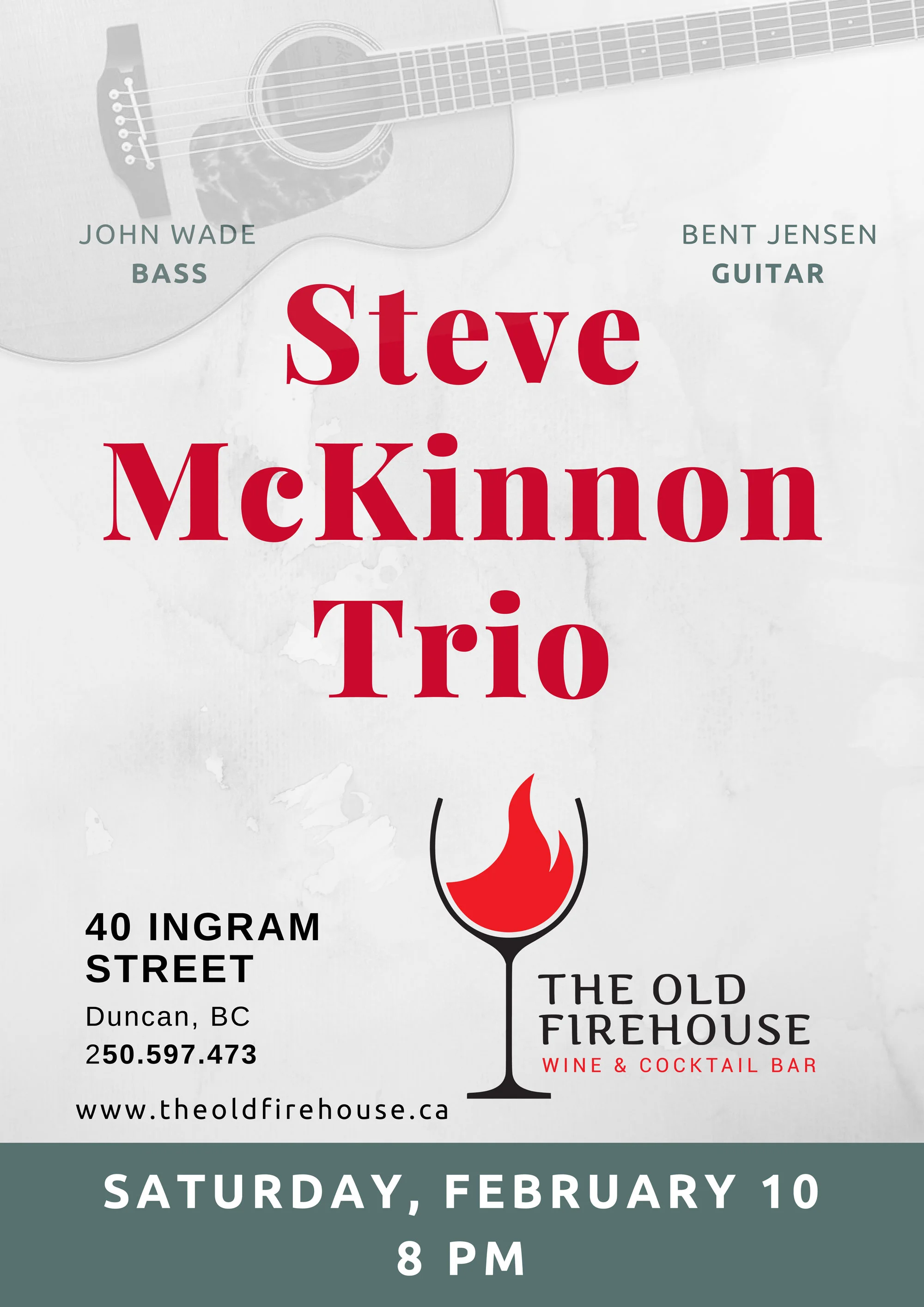 Live Music with the Steve McKinnon Trio
