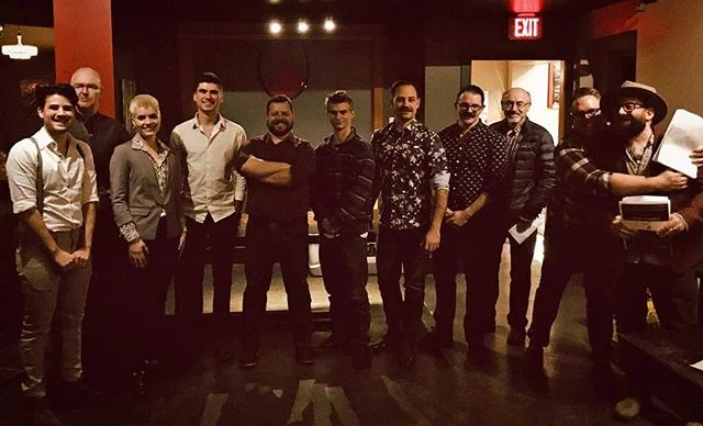 The Competitors and the Judges. What a great night!! #craftcocktails #craftcocktail #bartenderskills #bartendercompetition #mixologists #localbartenders #cocktailbar #cocktailtime #cocktailart #cocktailartists #mixology #bartenderlove ##bartenderstyl