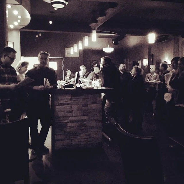 Beauty photo of the moments before the winner of the cocktail competition is announced. 
#craftcocktails #toomuchsuspense #coolambiance #cocktailbar #cocktailart #cocktailporn #cocktailtime #mixology #mixologist #cowichanvalley #downtownduncan #dunca