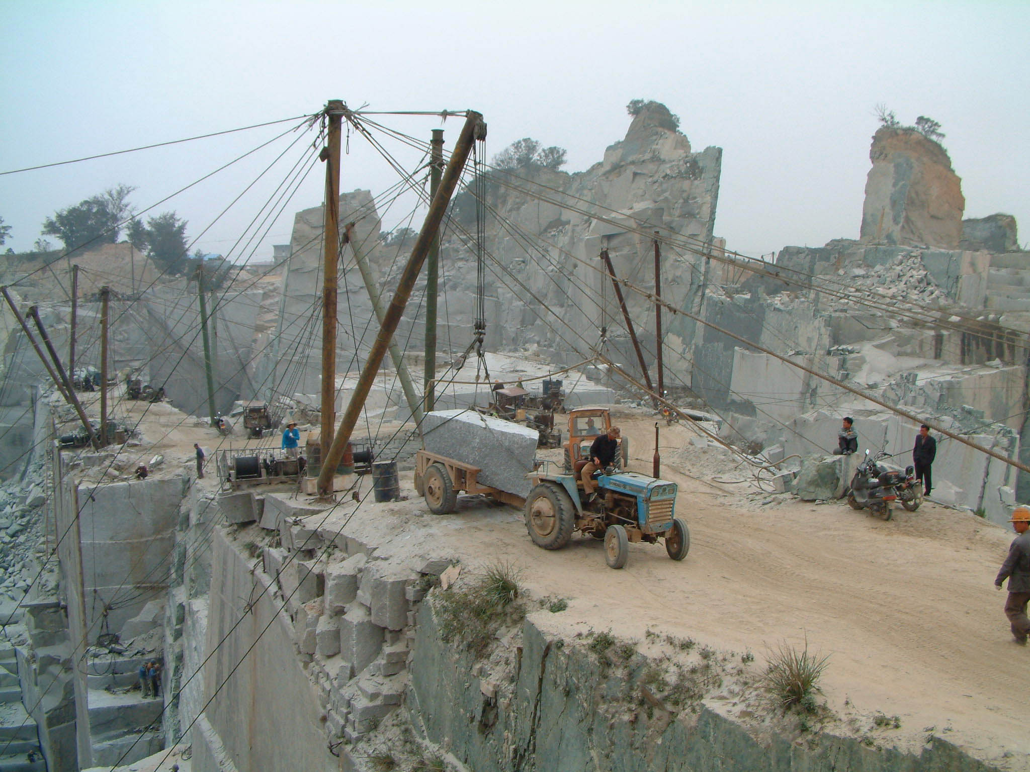 Granite quarry in Xiamen