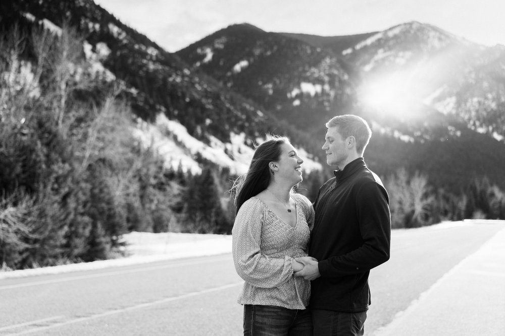 Red Lodge Engagement Photos // Red Lodge, MT Photographer // Madison and Alex-1