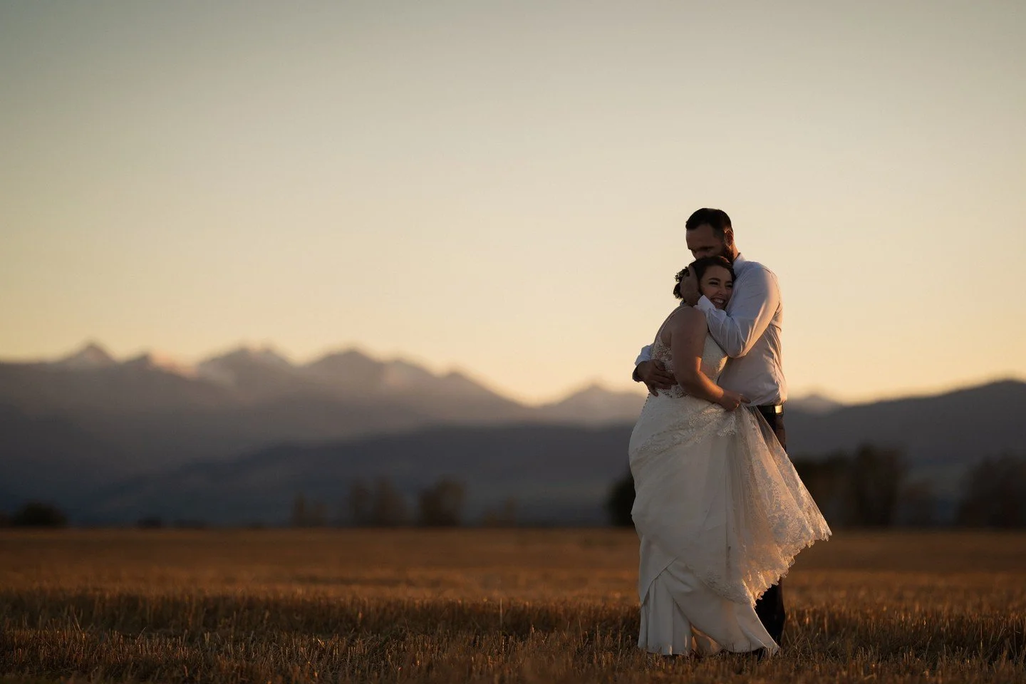 You know that feeling you get when THEY are around, I hope you get to feel like that all day, every day! 
.
.
.
.
.
.
#BrideAndGroom
#LoveInMotion
#LoveCaptured
#WeddingCouple
#WeddingMoments
#WeddingLove
#WeddingMagic
#RockinTJRanchWedding
#BozemanW