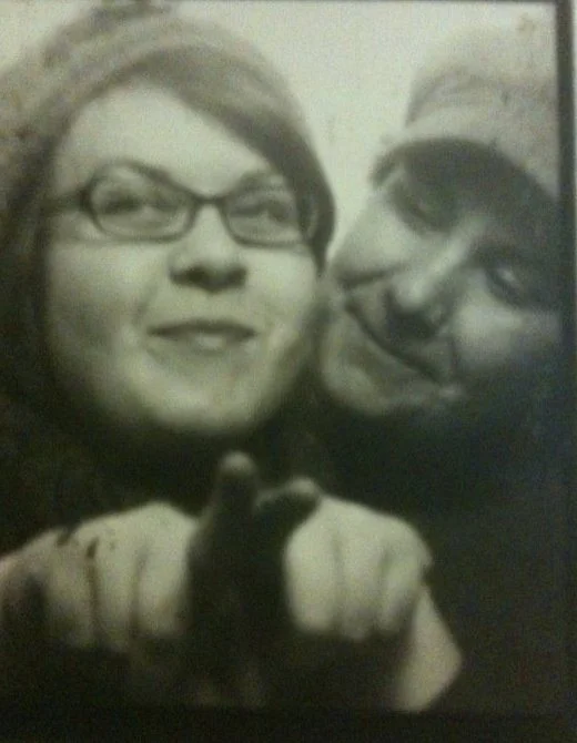 Diesel Cafe photo booth with Erin, 2010