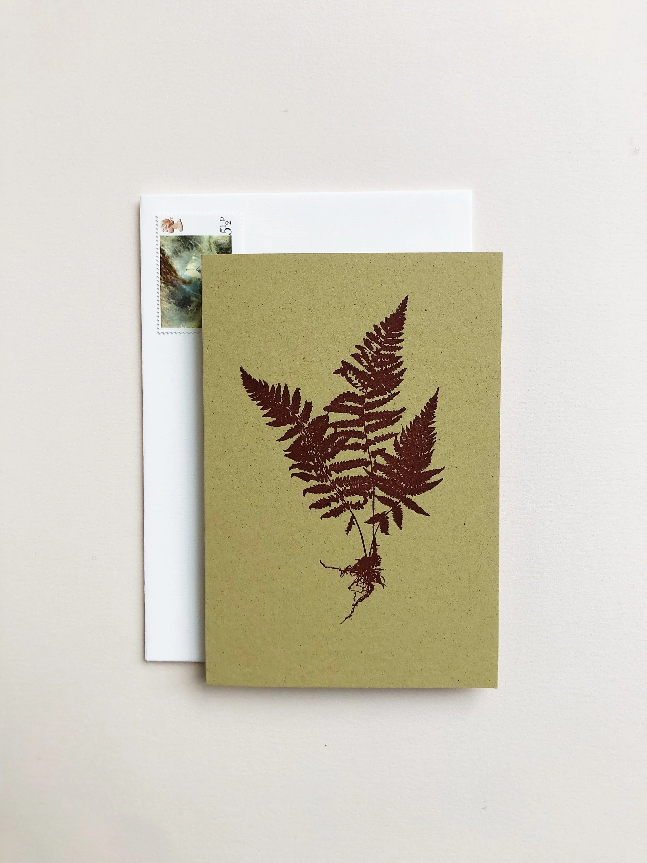 NEW SILHOUETTE FERN CARD