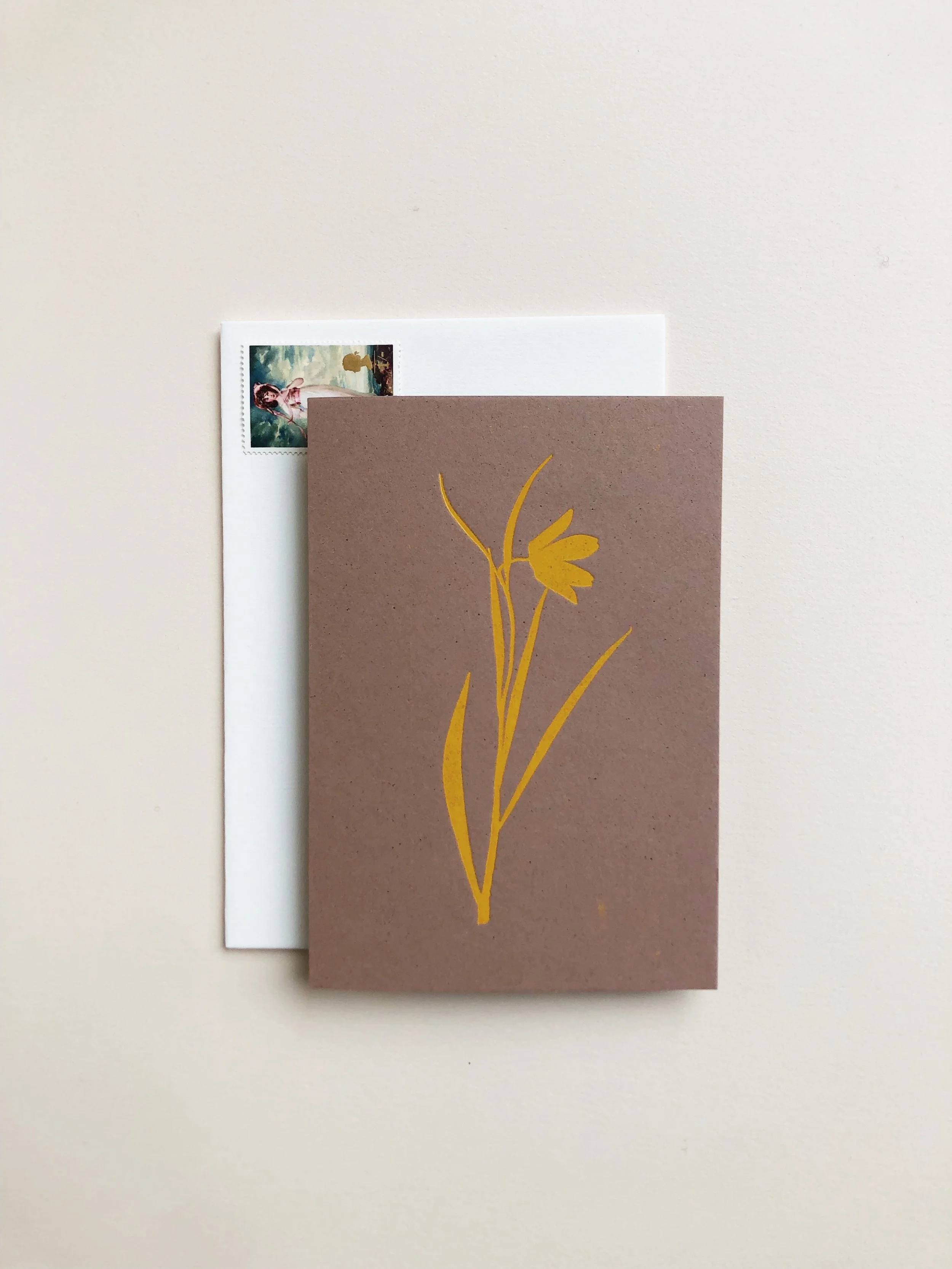 NEW SILHOUETTE FRITILLARY  CARD