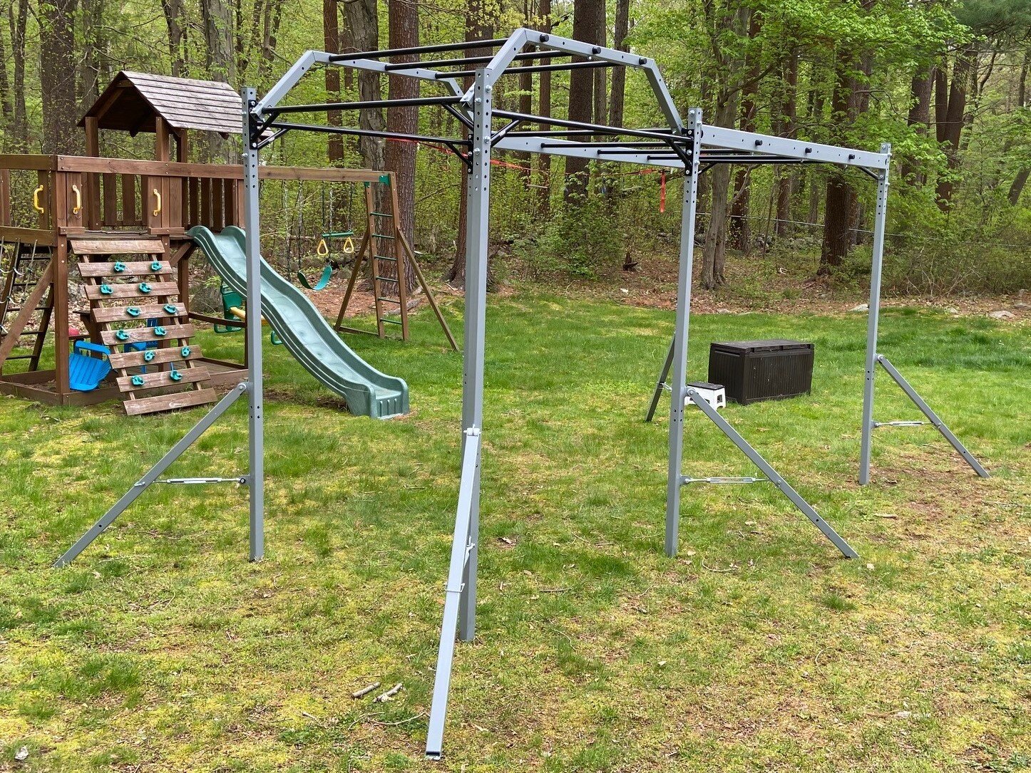 10' Freestanding Builder® Rig: Advanced 2 w/ 2' Monkey Bar Spacing