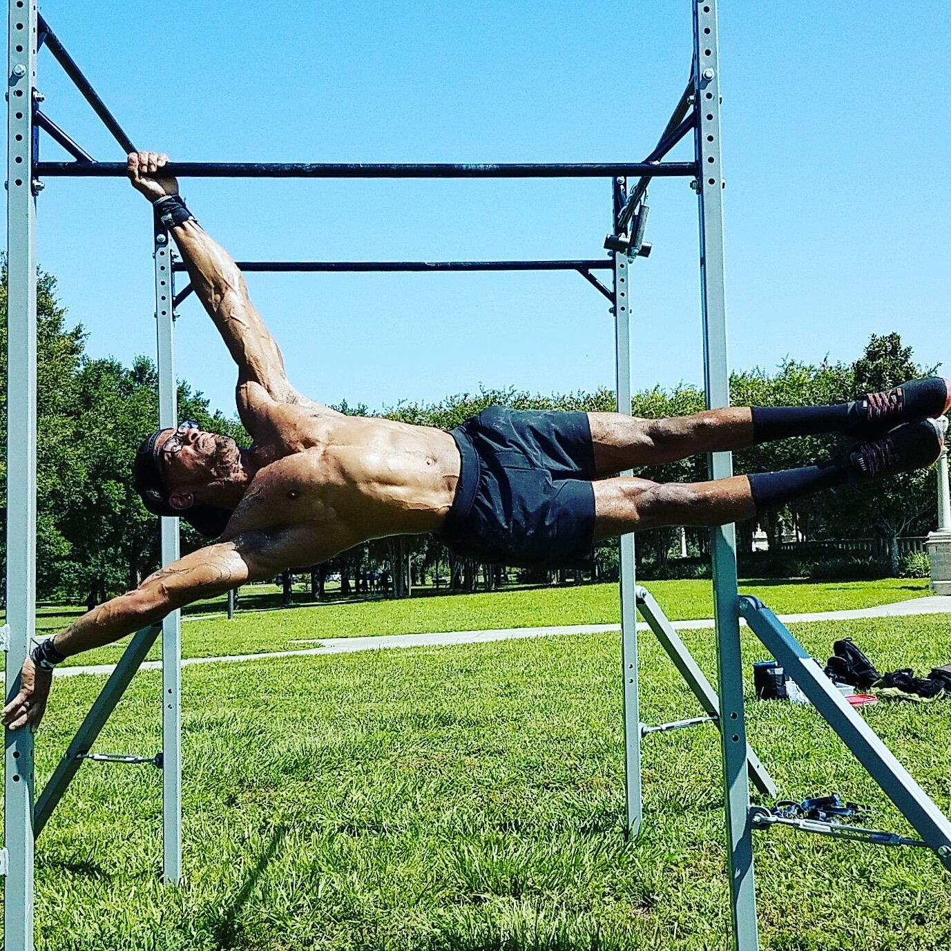 Portable Calisthenics Rig - FitBar Grip, Obstacle, Strength Equipment