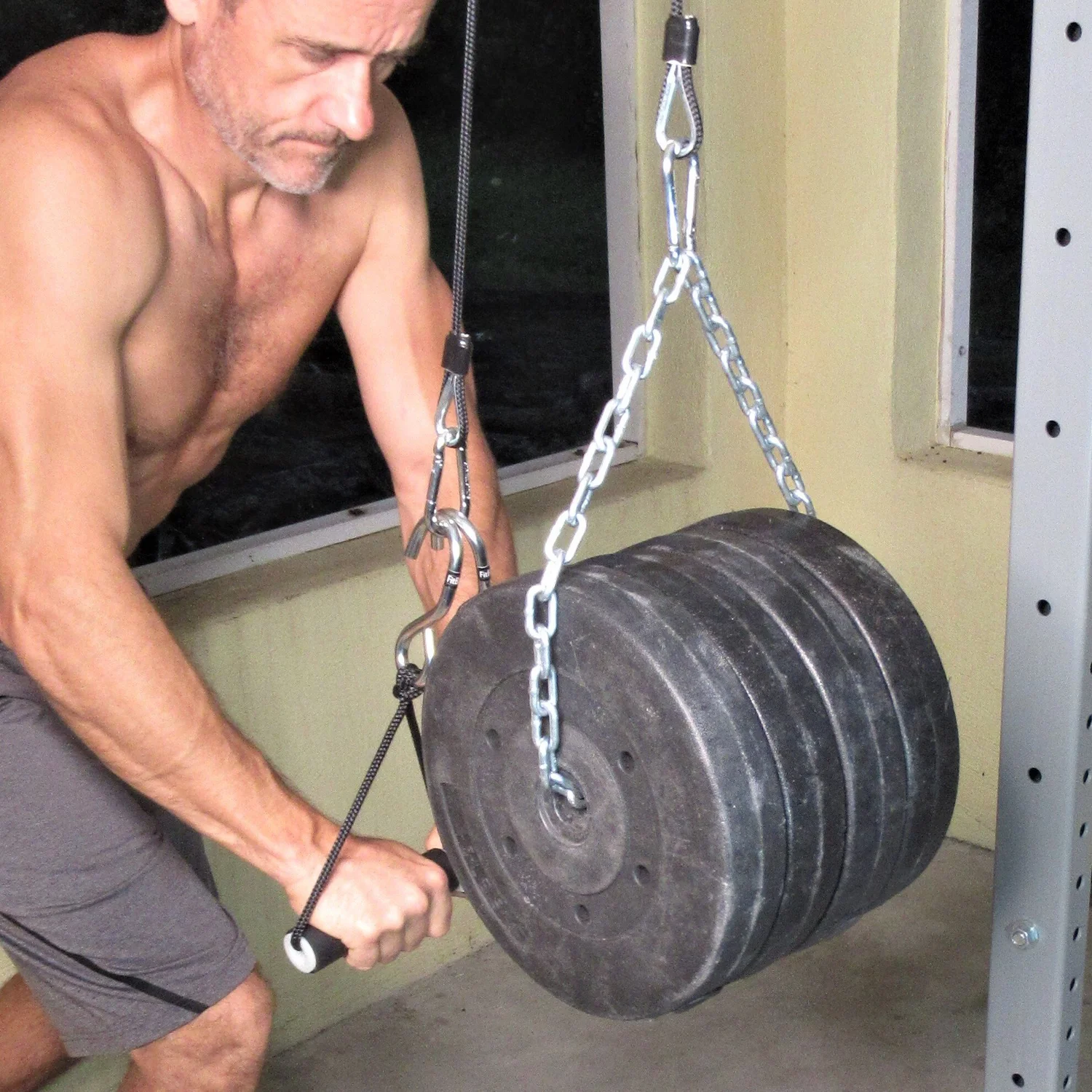 Lat Cable Pulley FitBar Grip, Obstacle, Strength Equipment