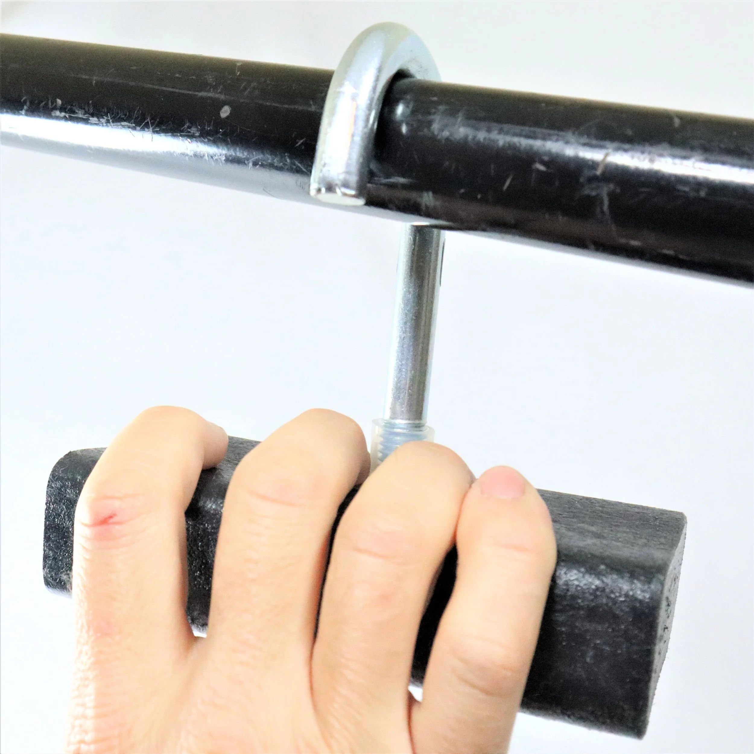 finger placement on hangboard