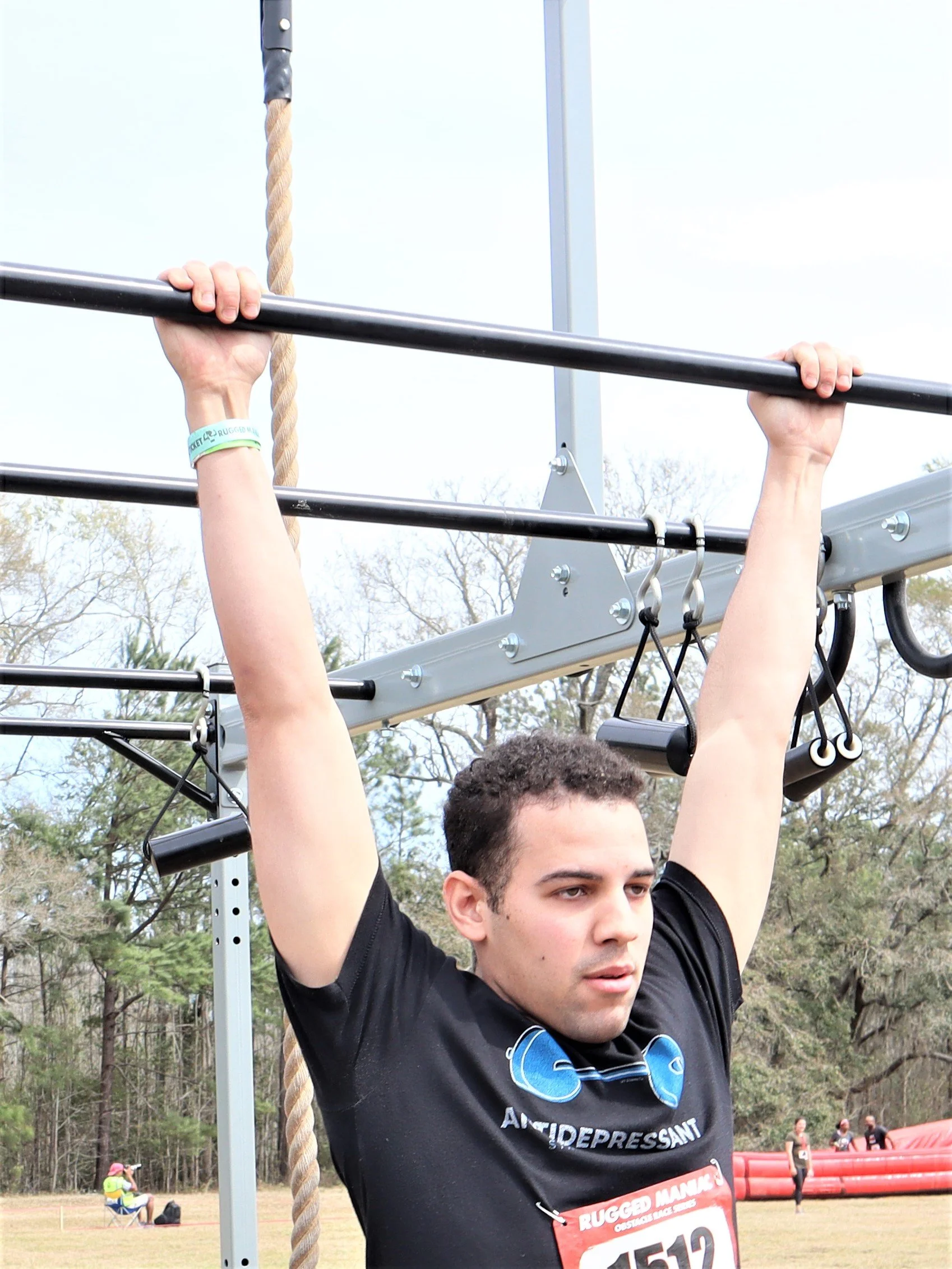 pull ups on monkey bars
