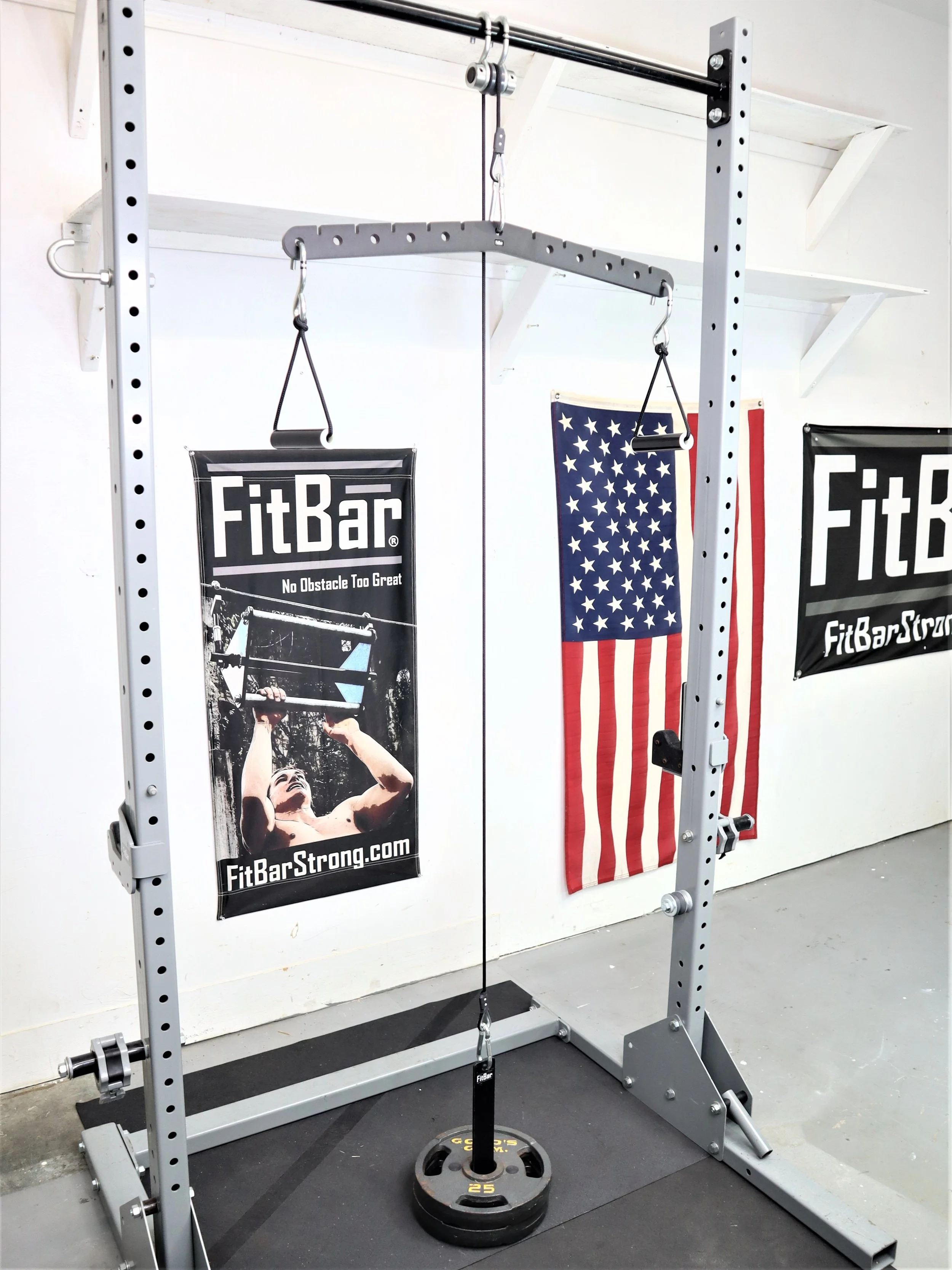Lat Cable Pulldown Squat Rack
