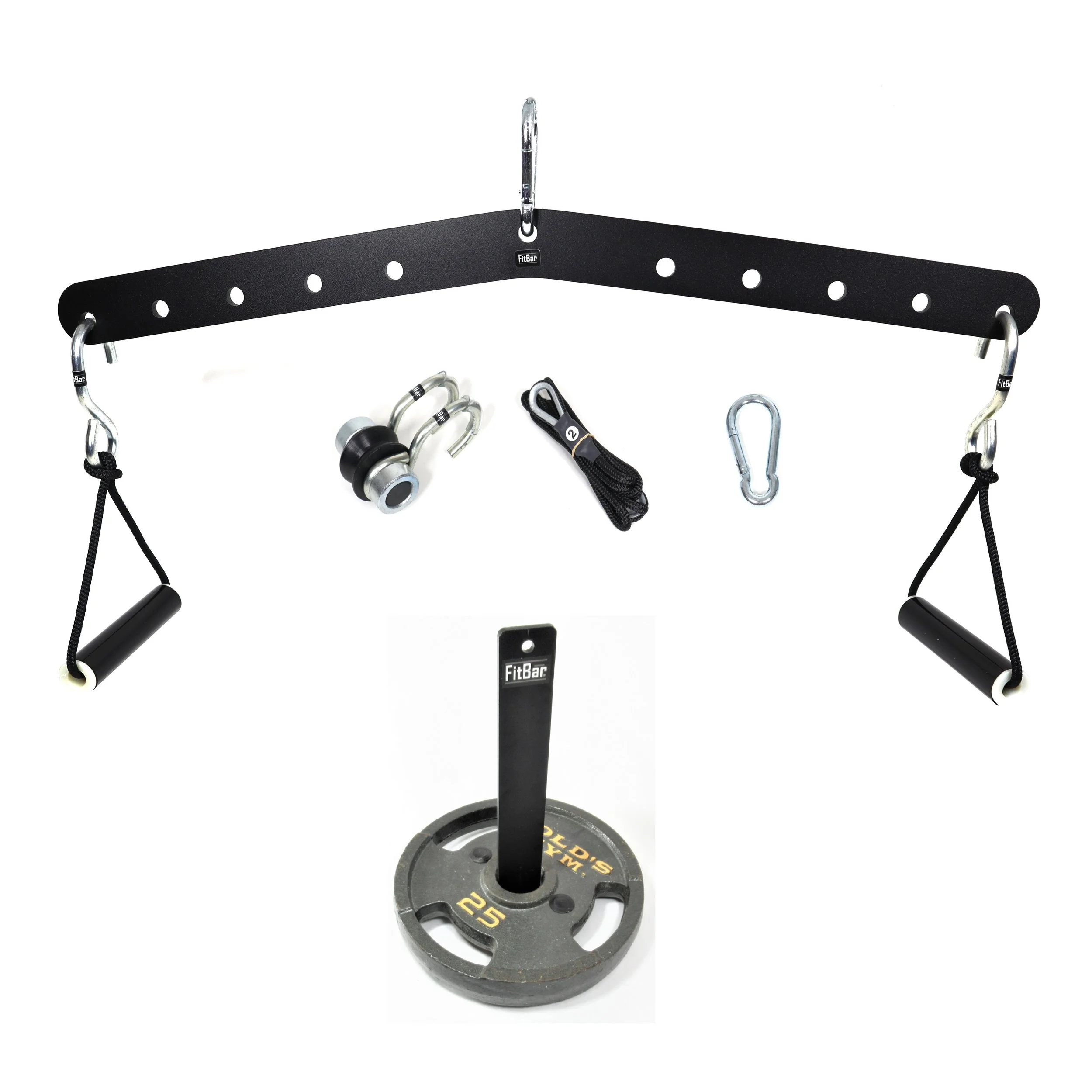 Lat Bar Cable Pulley System