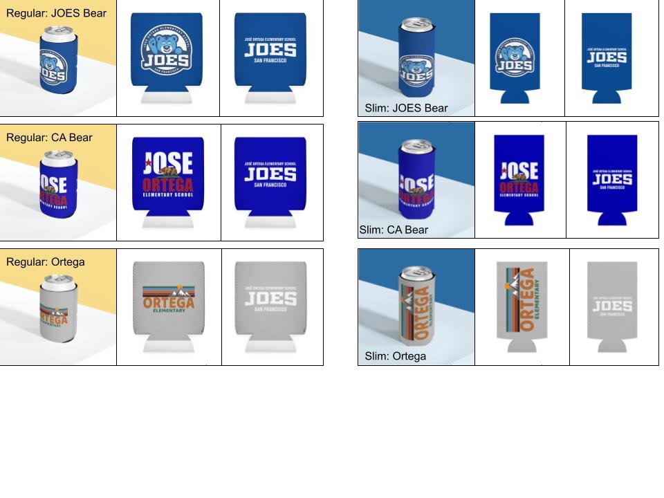 Can Koozie (3-Pack) — Jose Ortega Elementary School