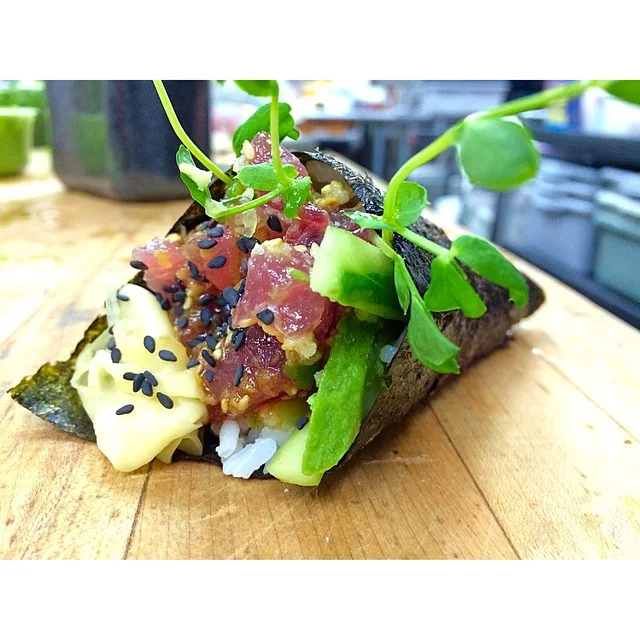Emily's (special) Tuna Hand Roll