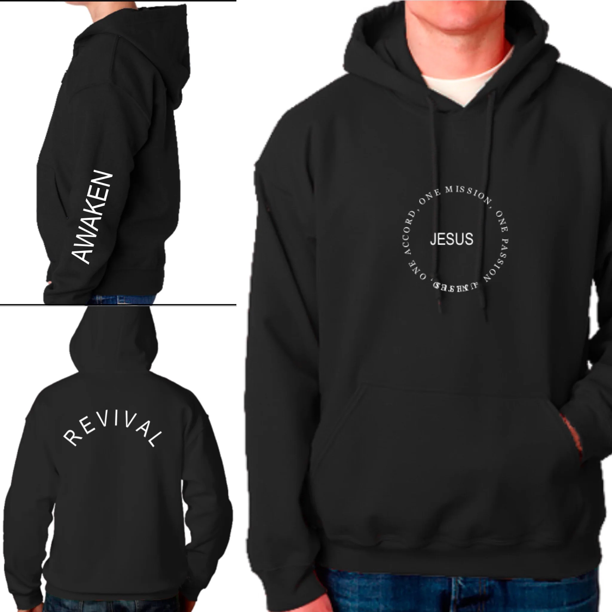 Black fall/winter hoodie